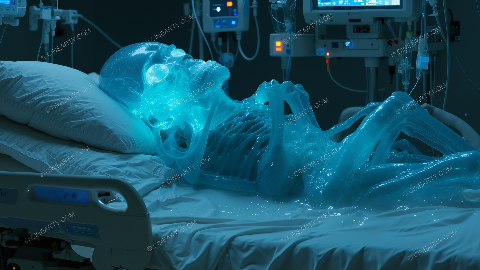 Infected Human in the Hospital 38034