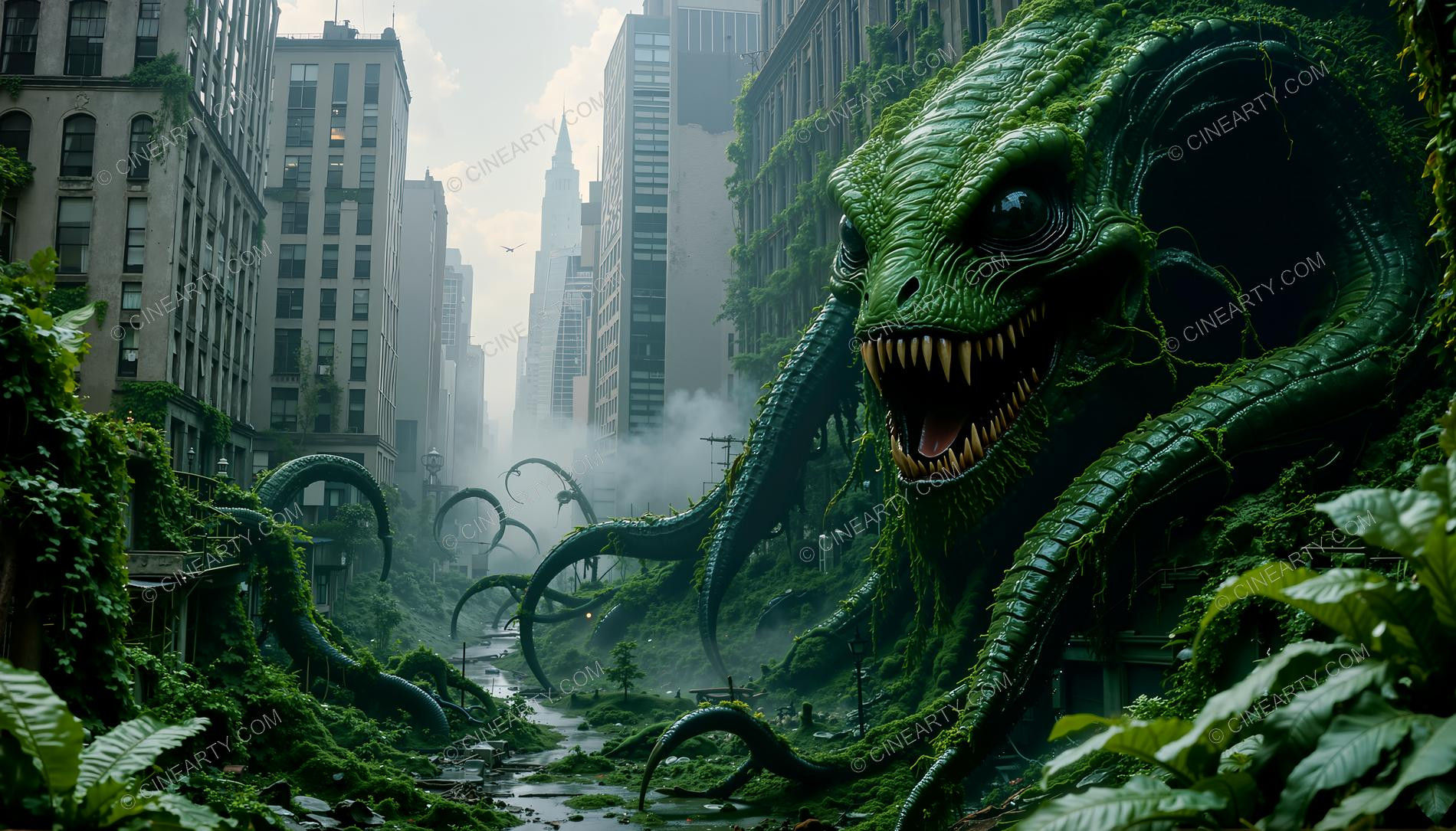 Cities are Overrun by Mutant Plants 37879