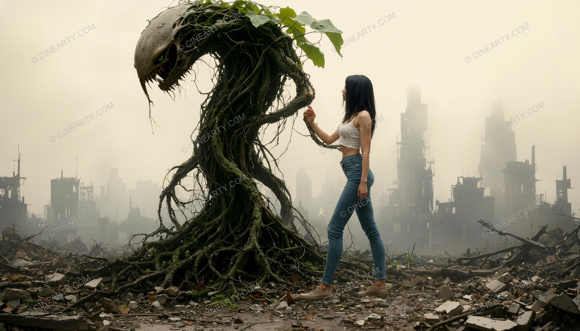 Cities are Overrun by Mutant Plants 68166