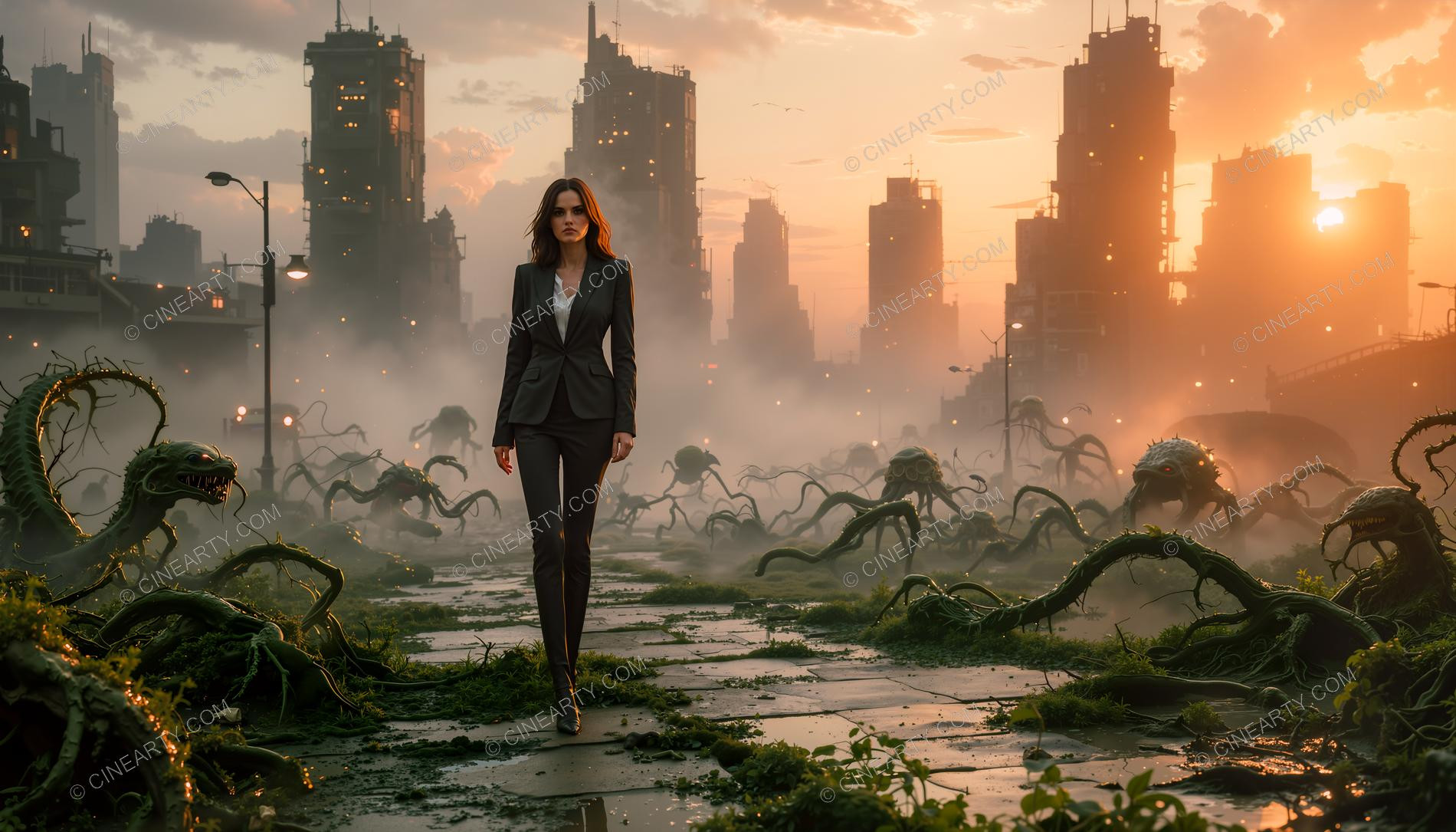 Cities are Overrun by Mutant Plants 45984