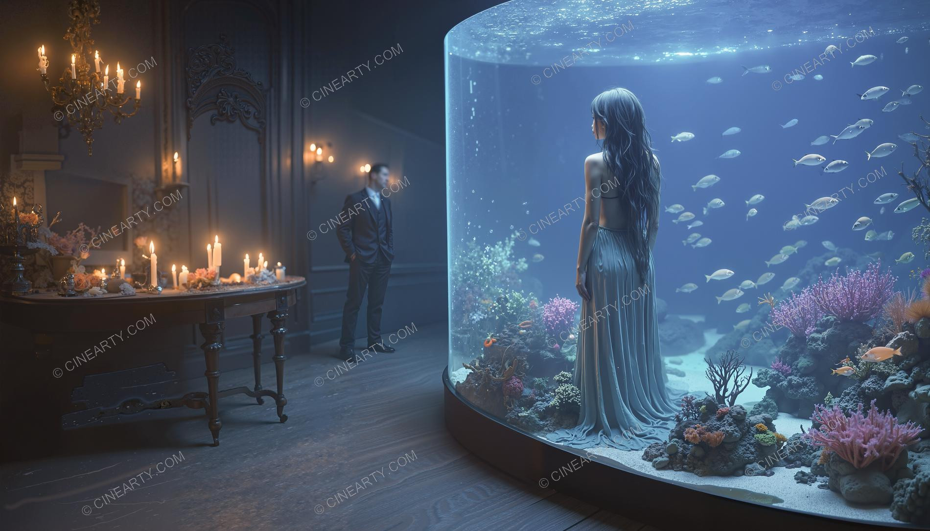 Mermids in Aquarium 26739