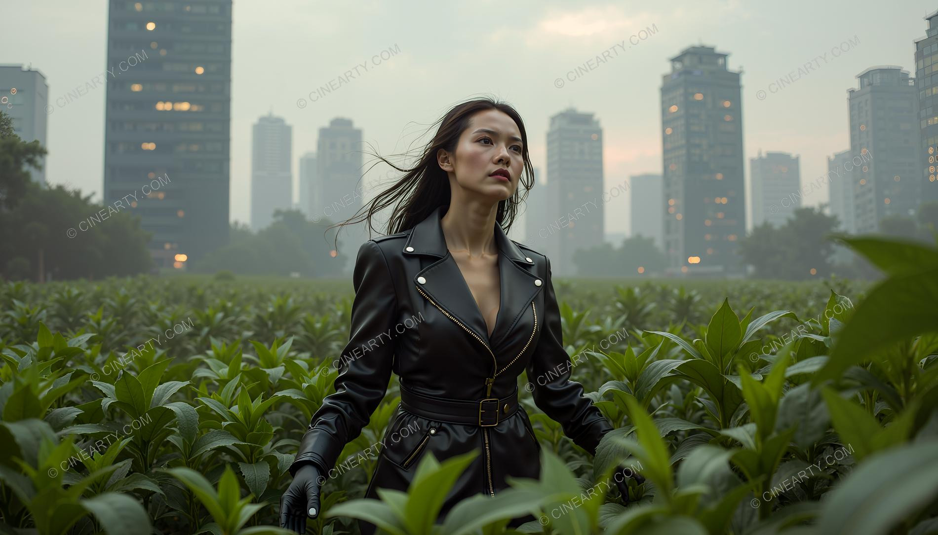 Girl and Plants 62608