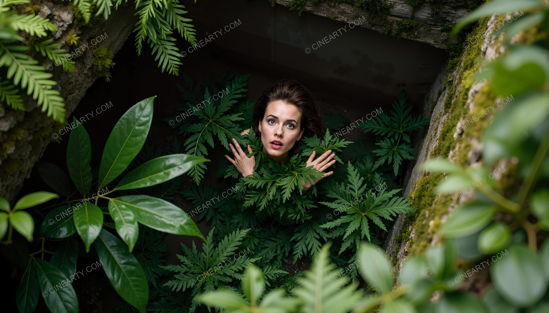 Plants engulf Girl (Horror) 94867