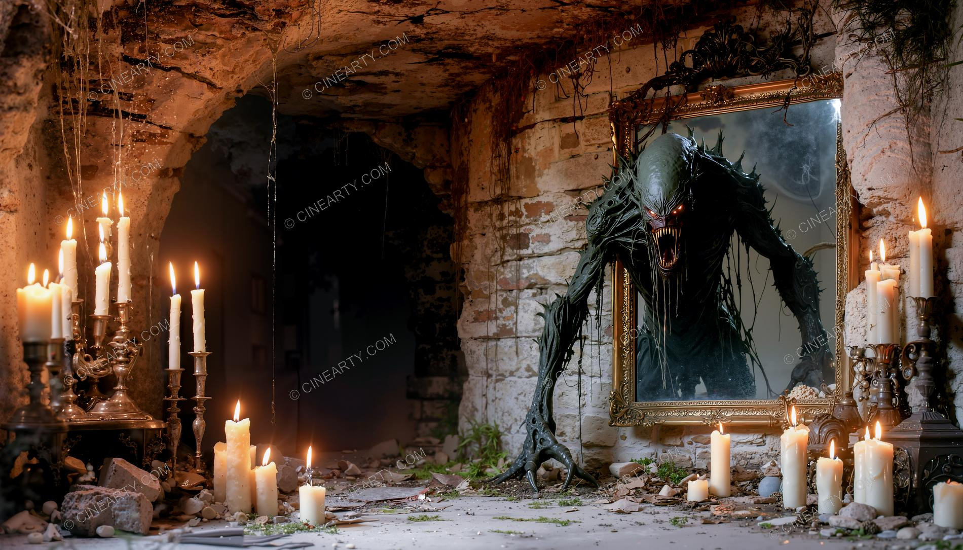 Ghosts-Monsters in Mirror 18163