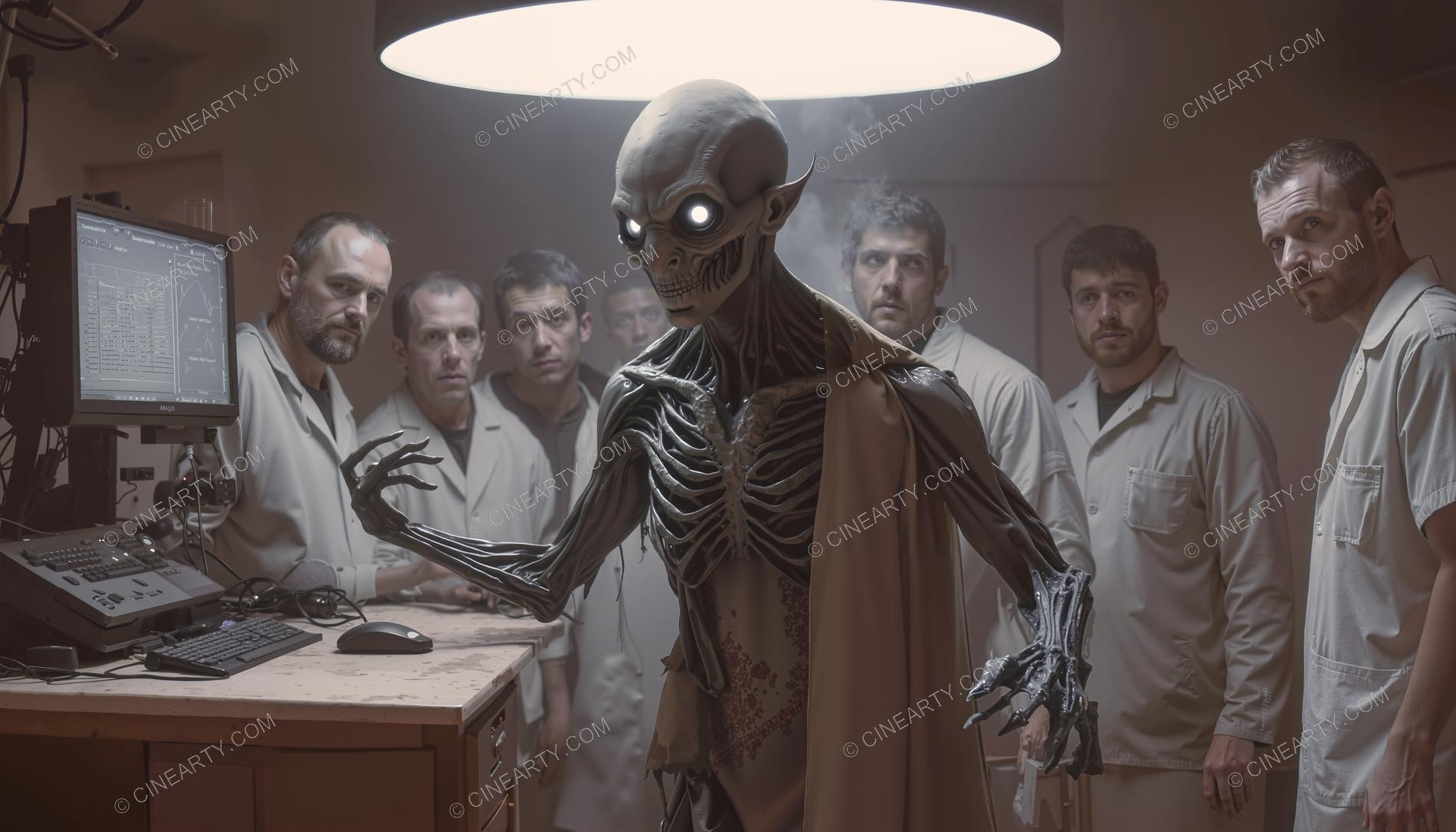 Initial Zombie Virus Leak in the Laboratory 39305