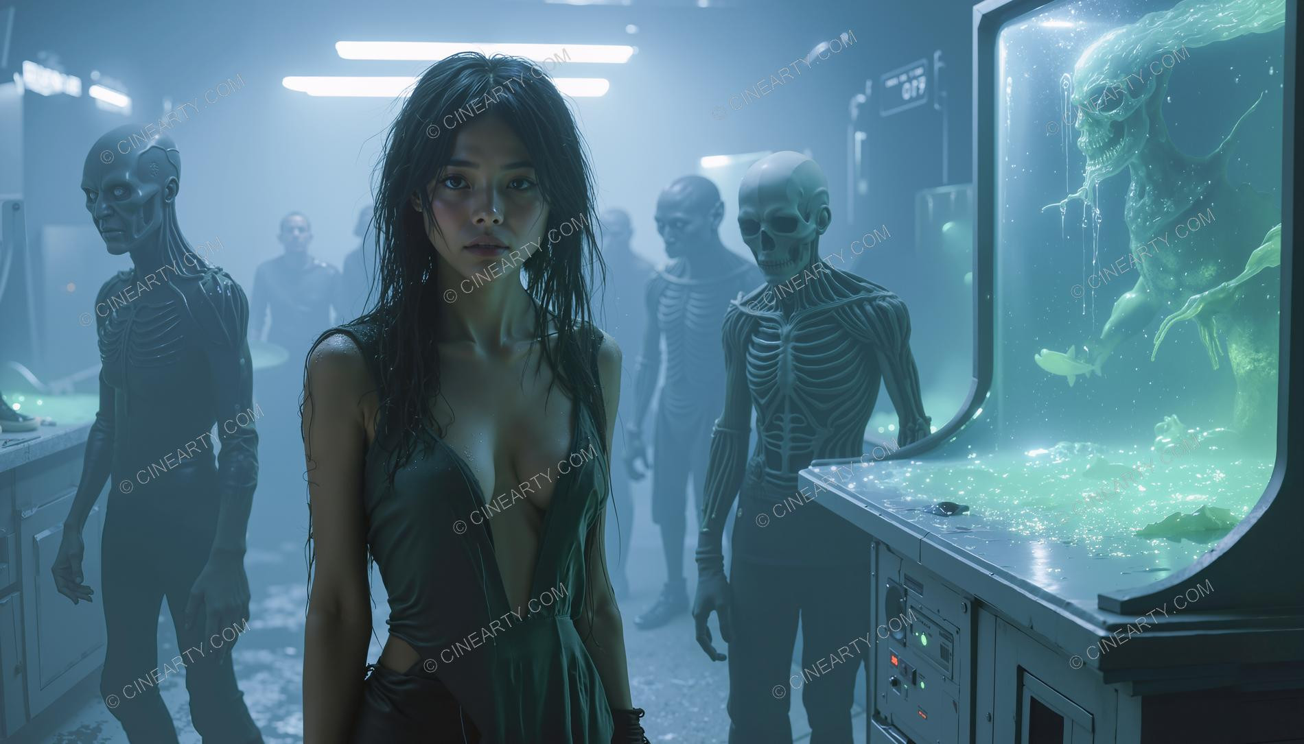 Initial Zombie Virus Leak in the Laboratory 04663