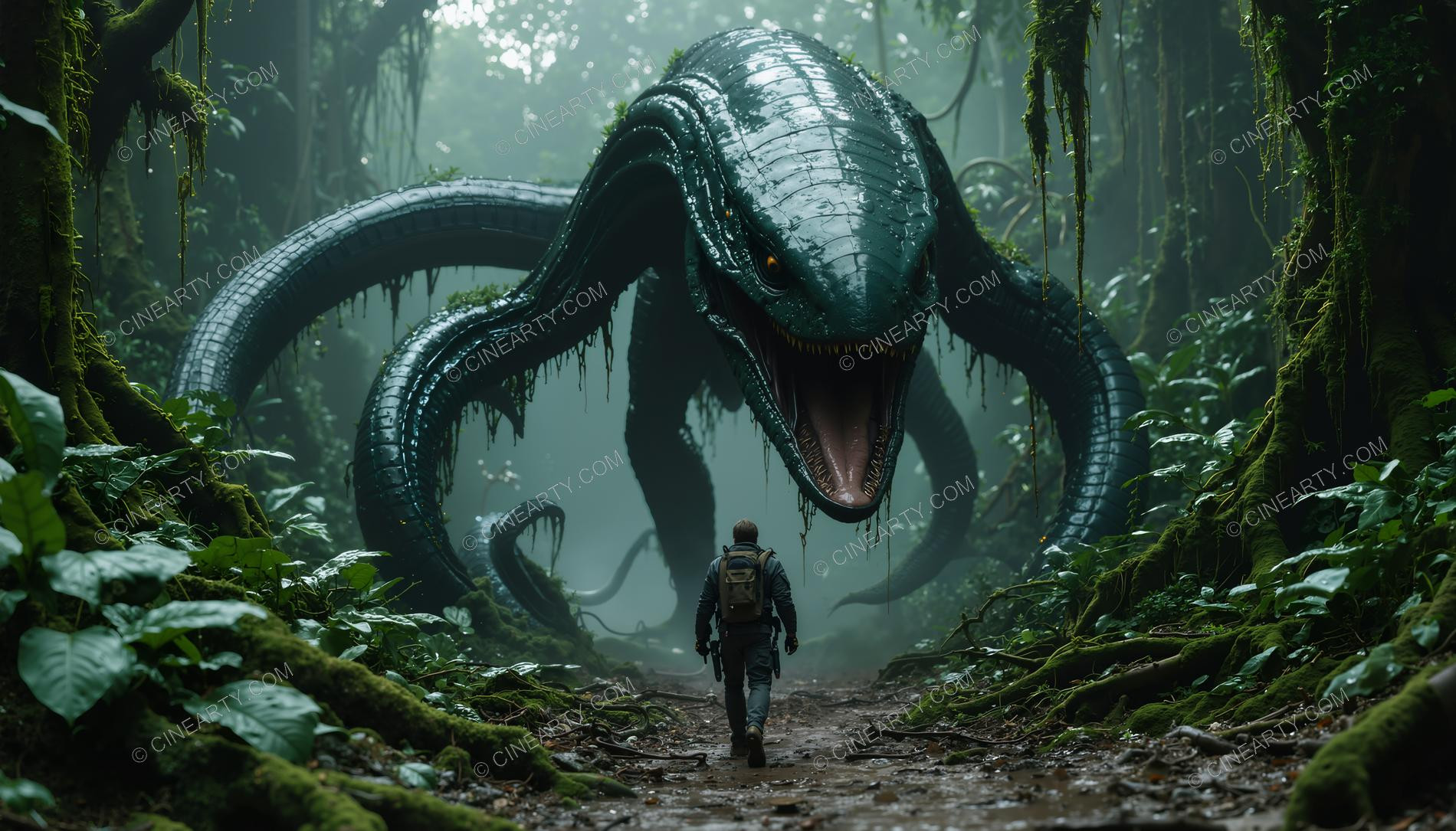 Giant Predatory Lizard 35618