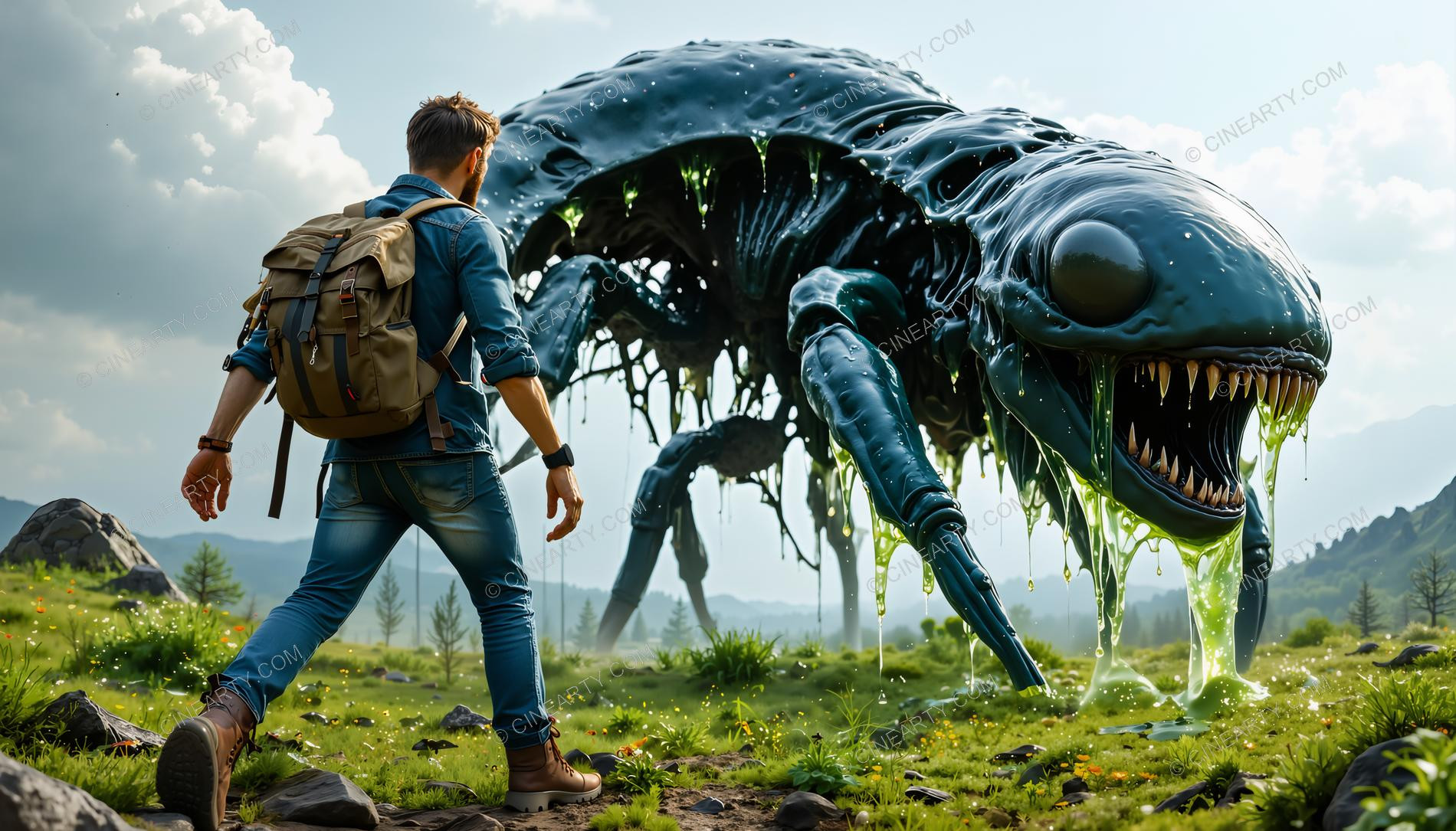 Giant Slippery Creatures and Men 95146