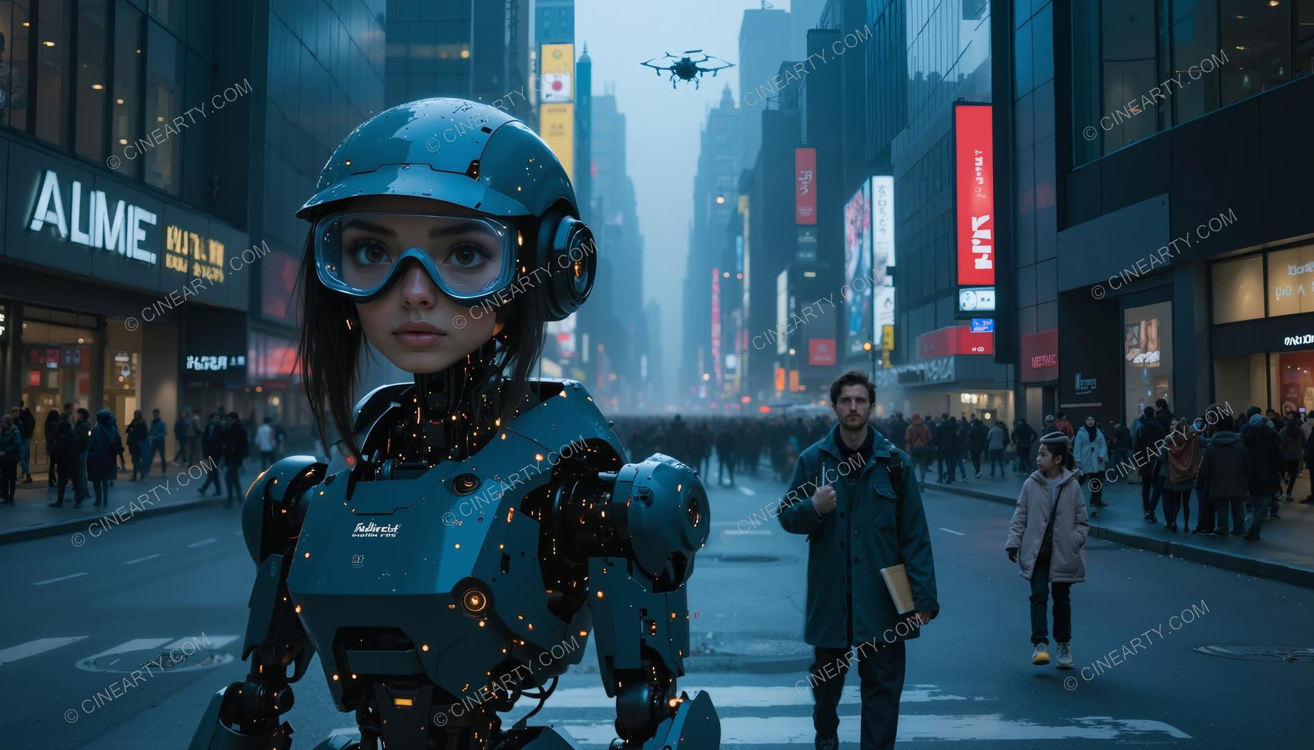 Small Android Girl 86133