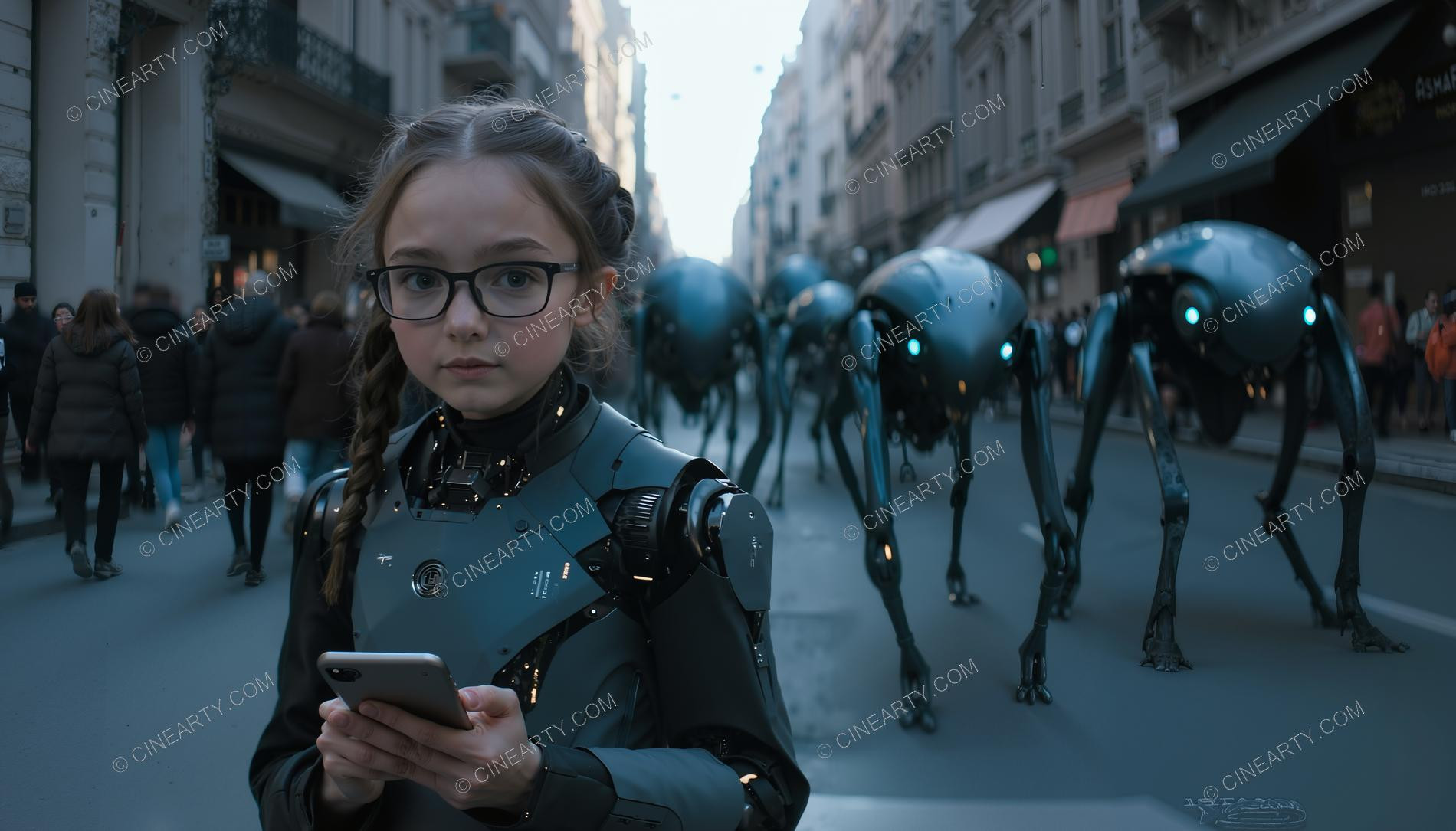 Small Android Girl 70438