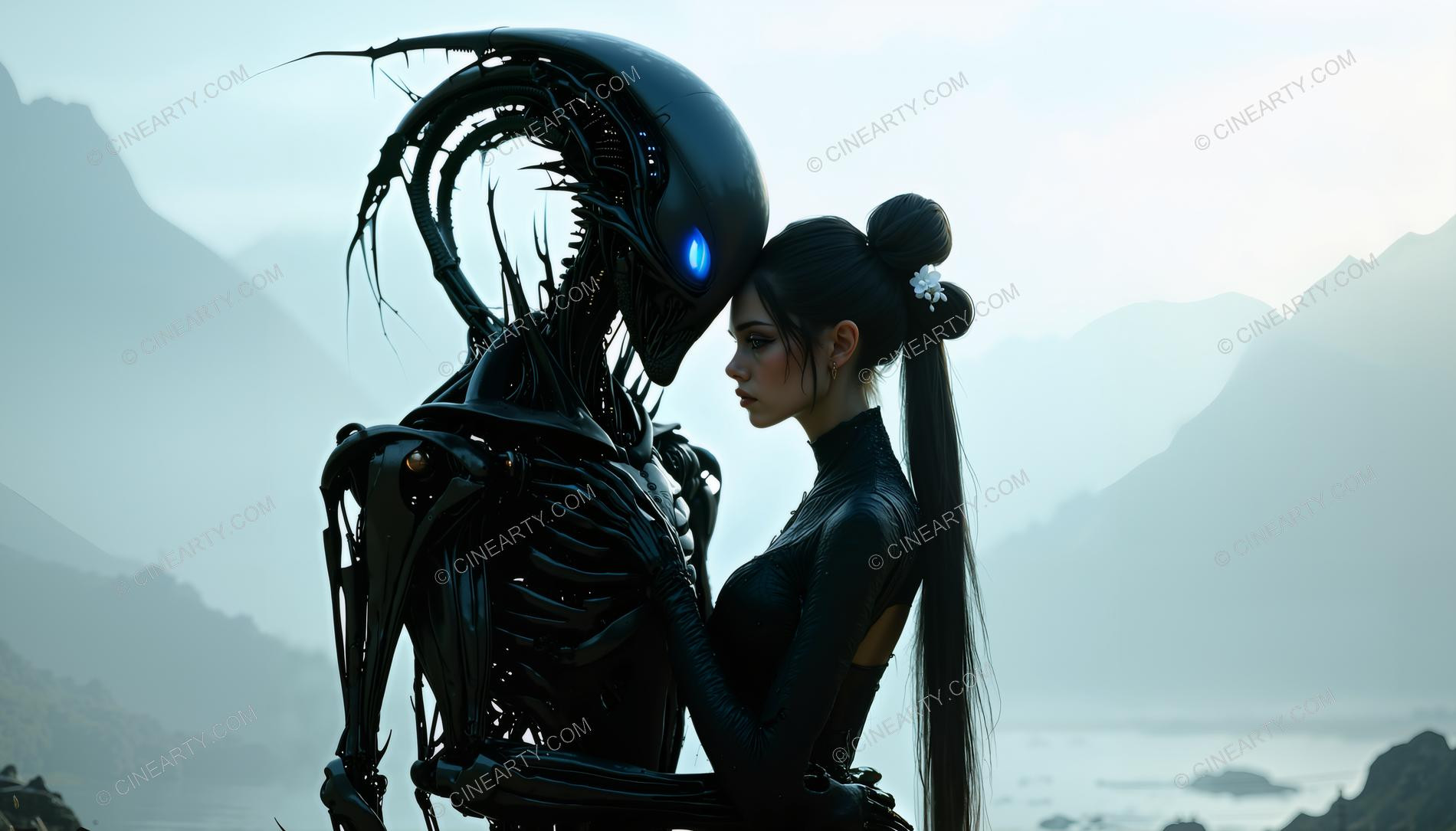 Woman and BioRobot - Love 70948