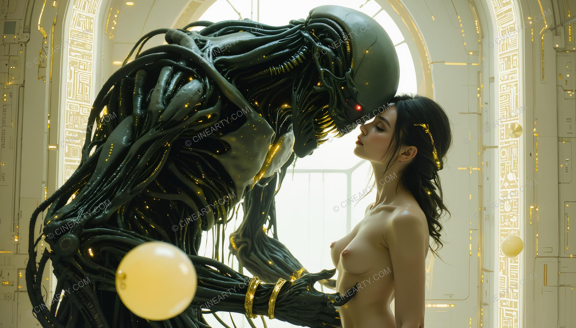 Woman and BioRobot - Love 57445