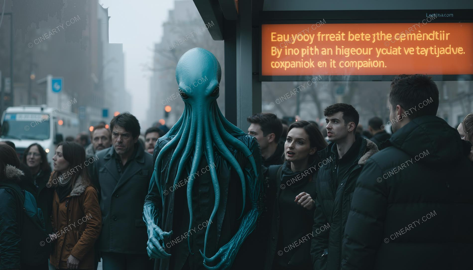 Octopus-Headed Chimeras Assimilated into Society 55024