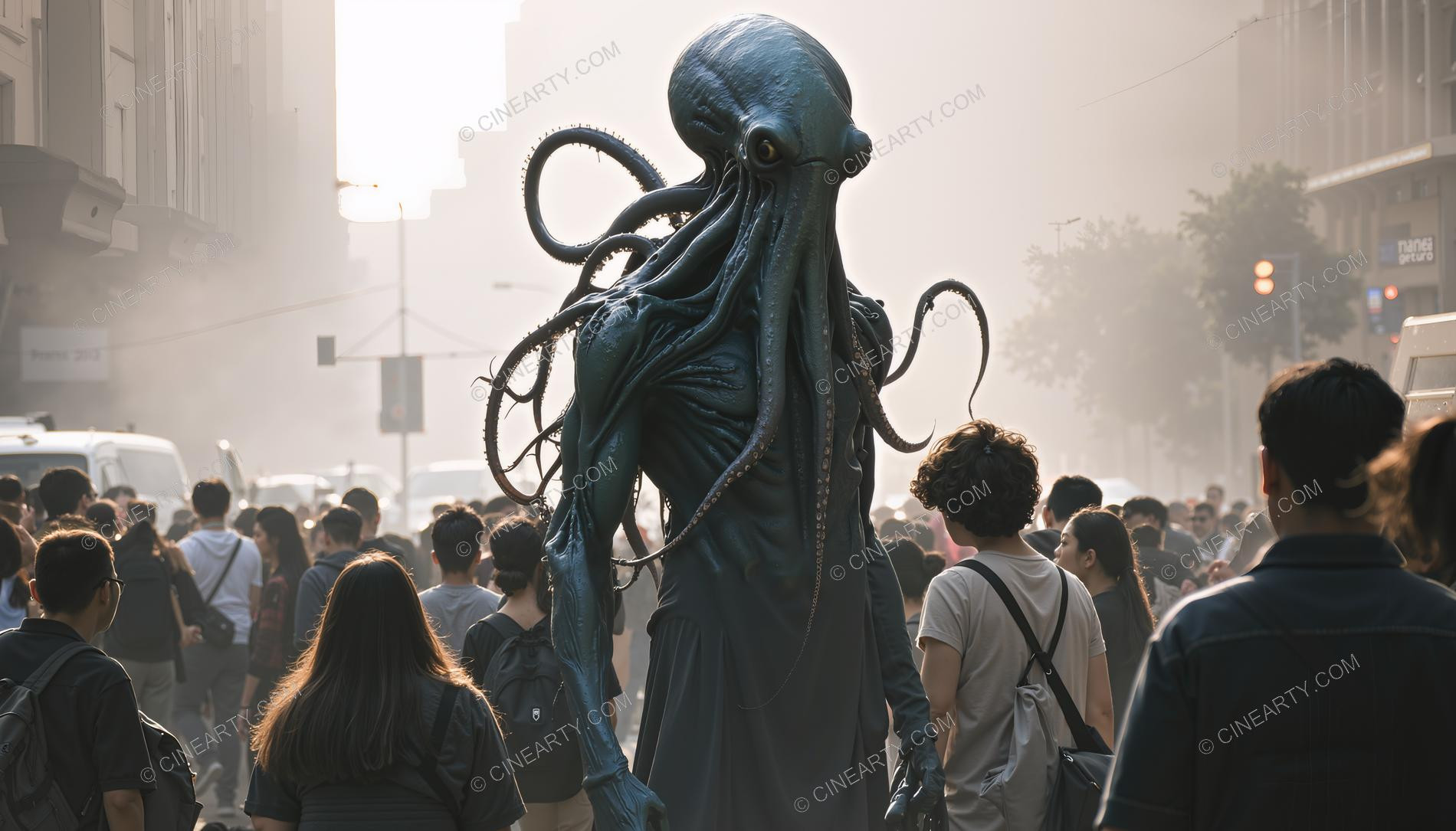 Octopus-Headed Chimeras Assimilated into Society 46605