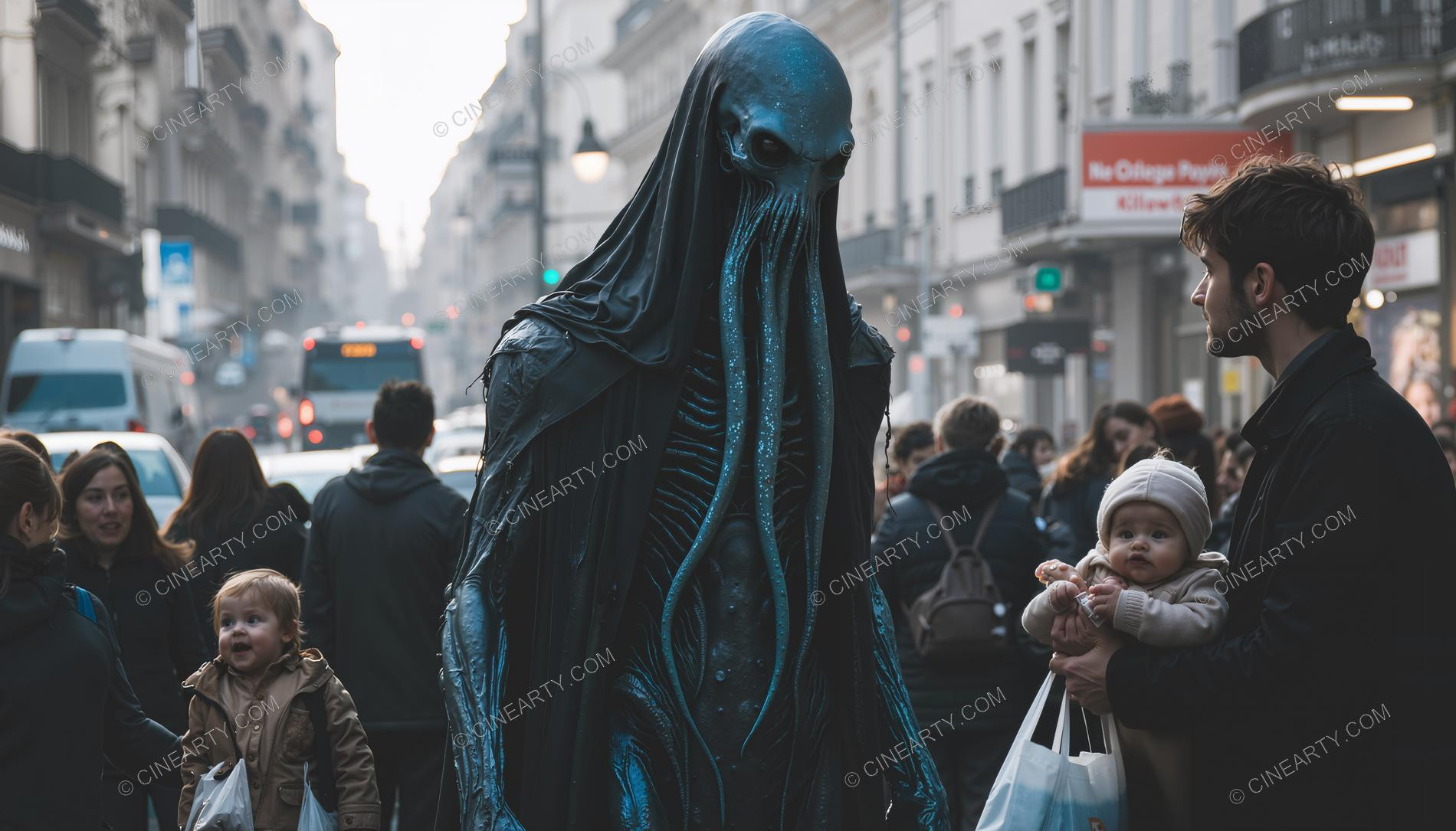 Octopus-Headed Chimeras Assimilated into Society 76160