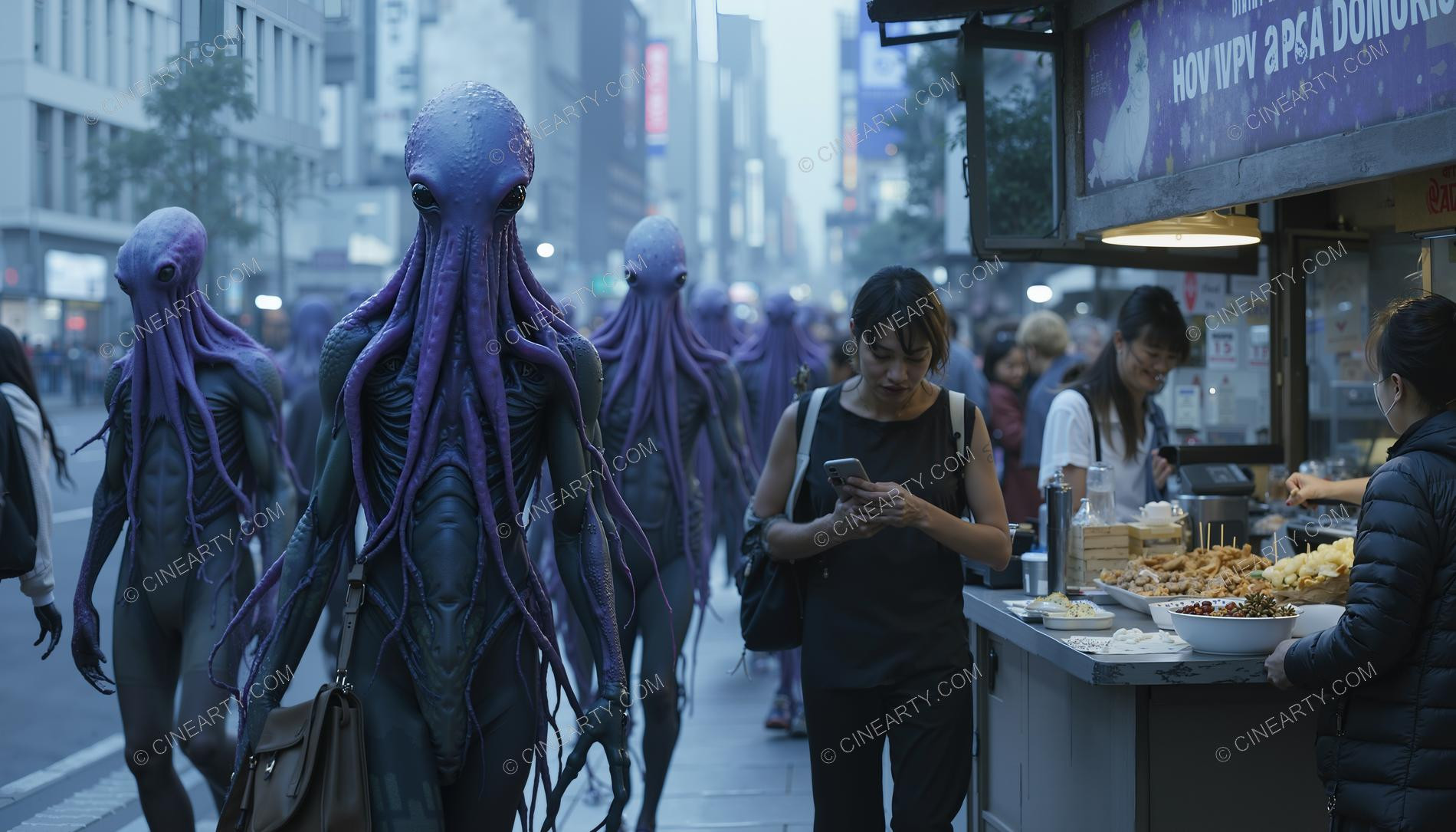 Octopus-Headed Chimeras Assimilated into Society 50530