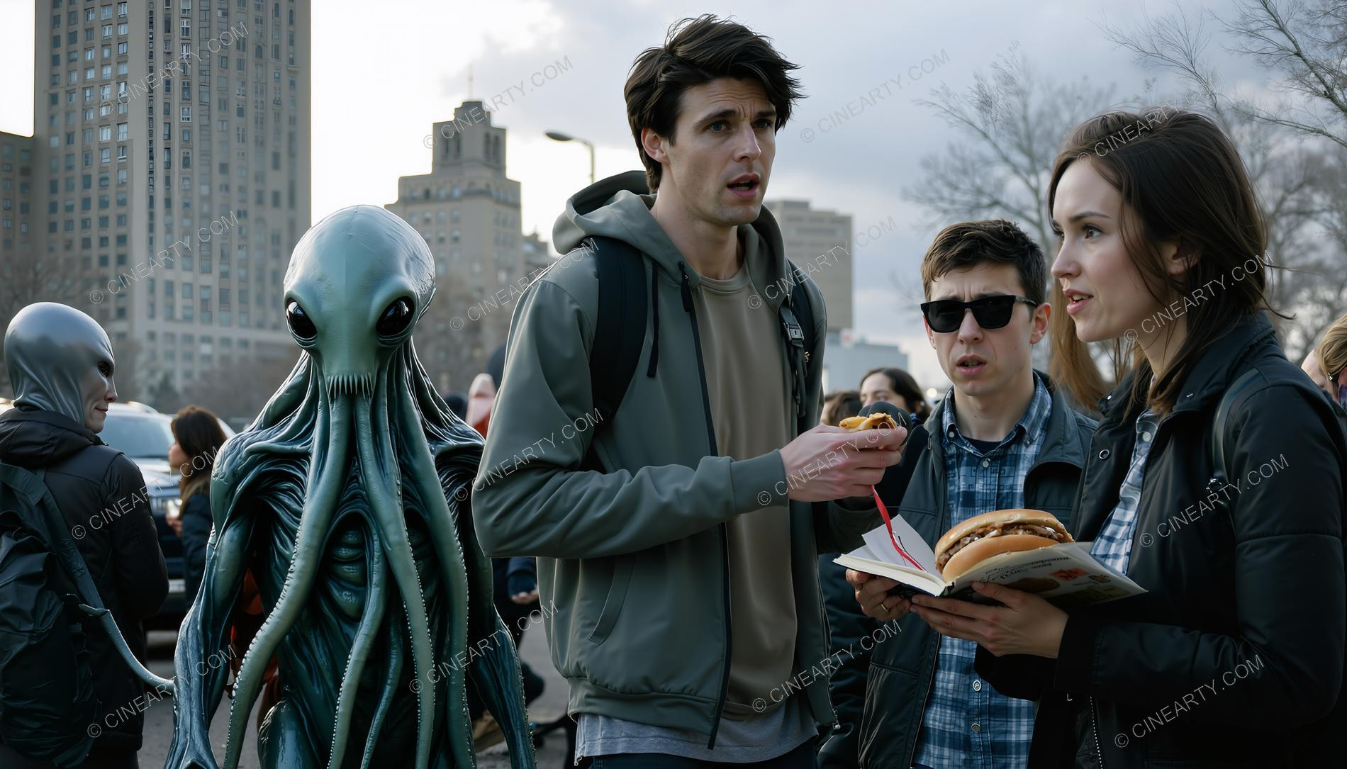 Octopus-Headed Chimeras Assimilated into Society 87163