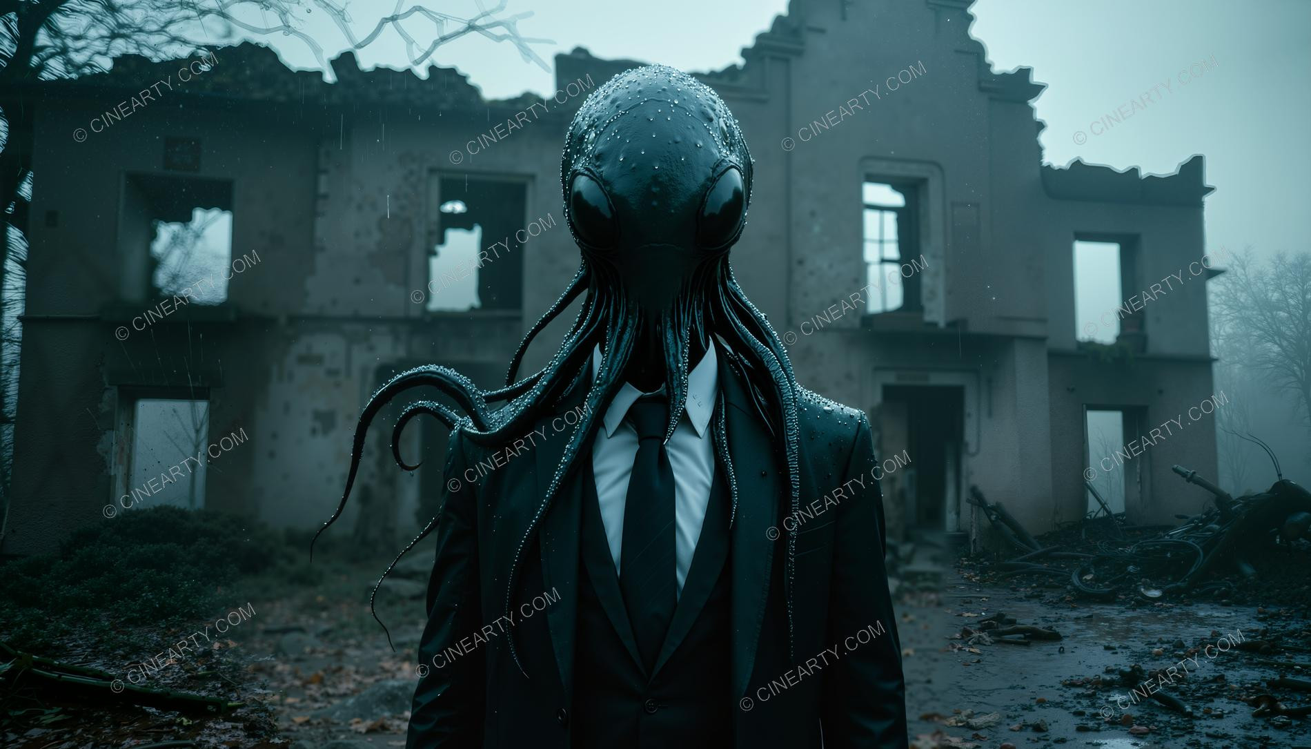 Octopus-Headed Chimeras Male Portrait 70651