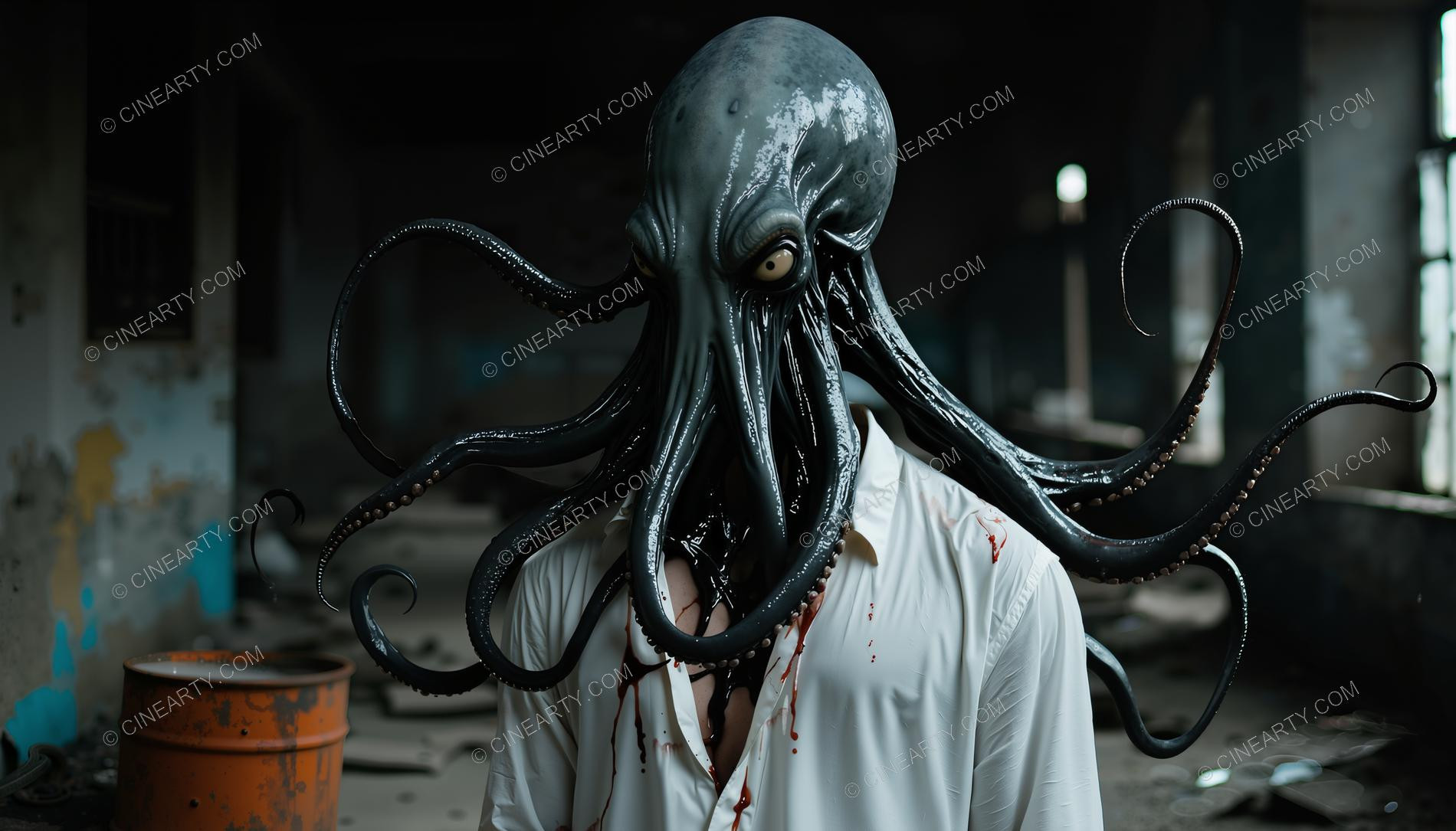 Octopus-Headed Chimeras Male Portrait 93695