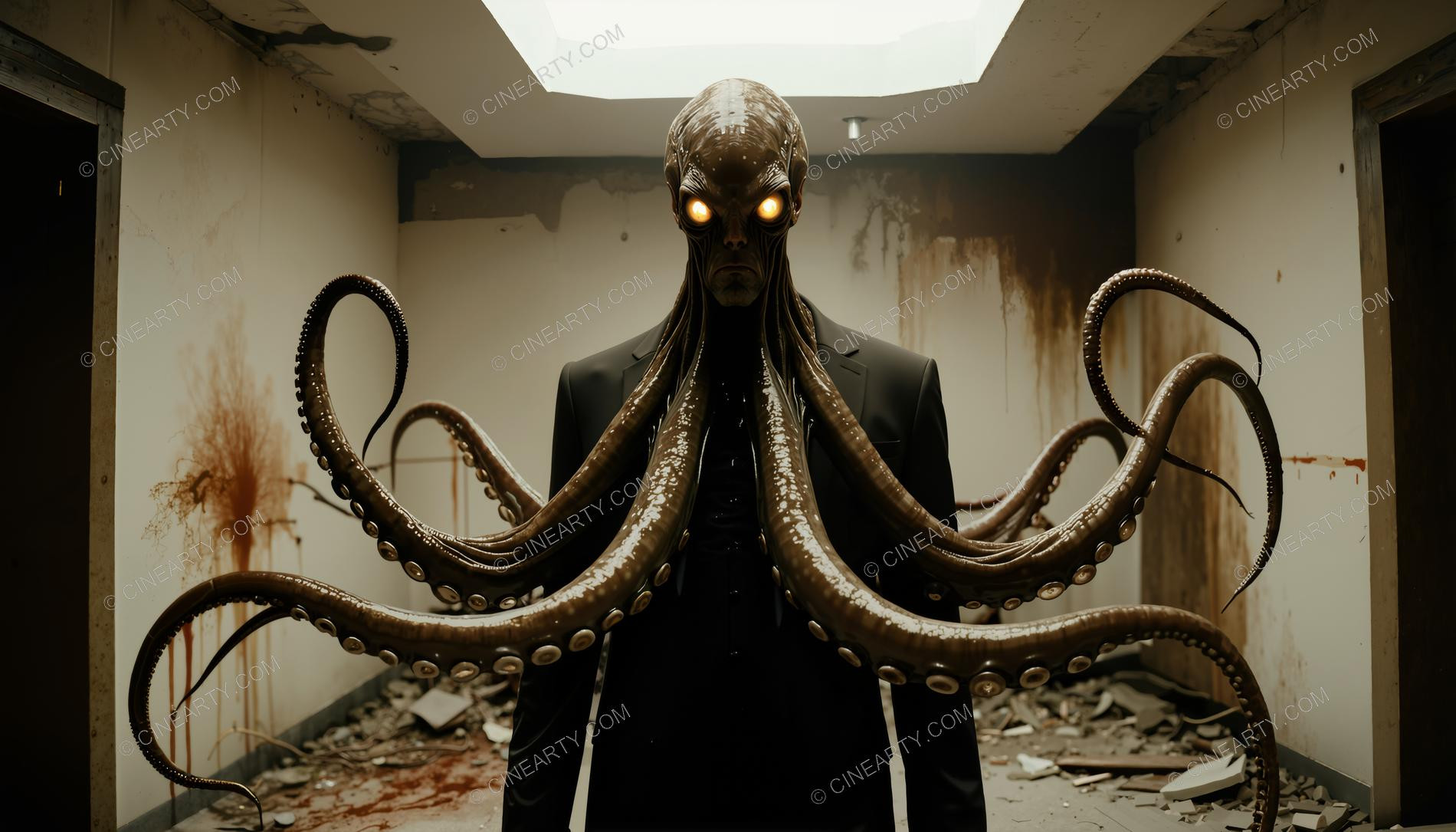 Octopus-Headed Chimeras Male Portrait 27955