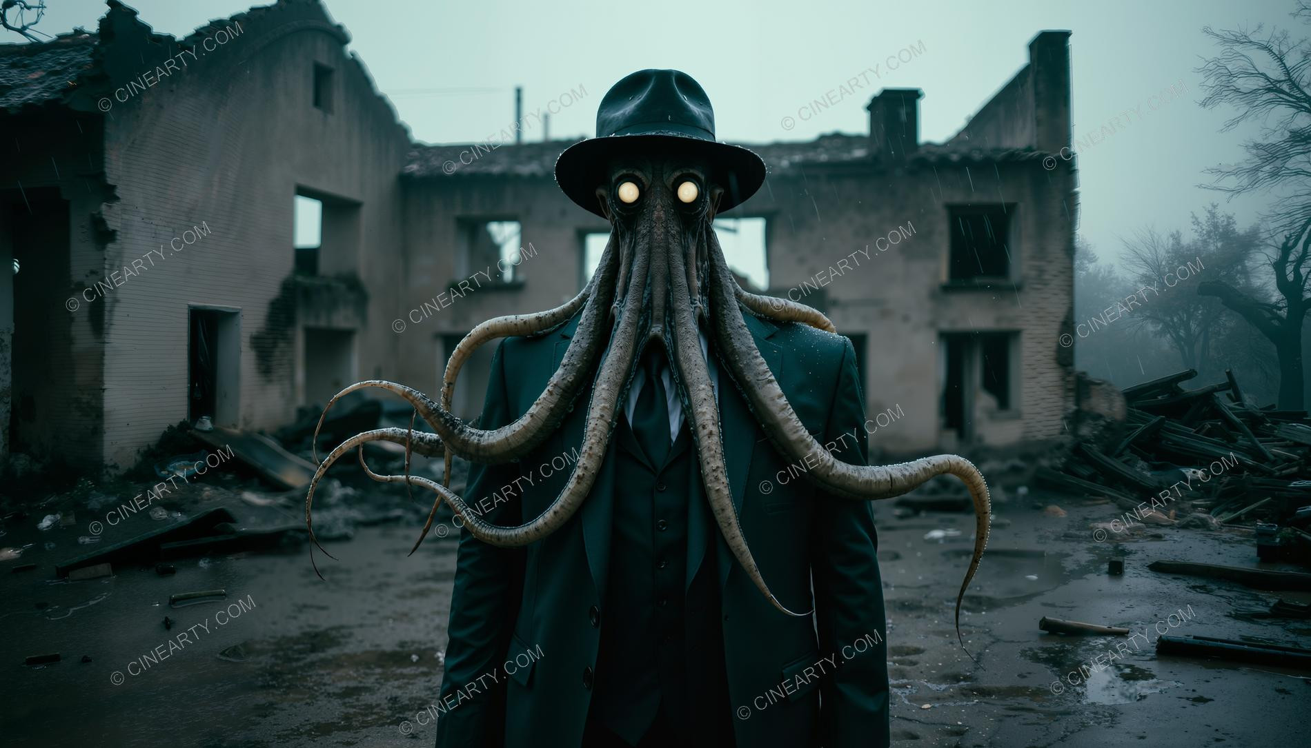 Octopus-Headed Chimeras Male Portrait 27589