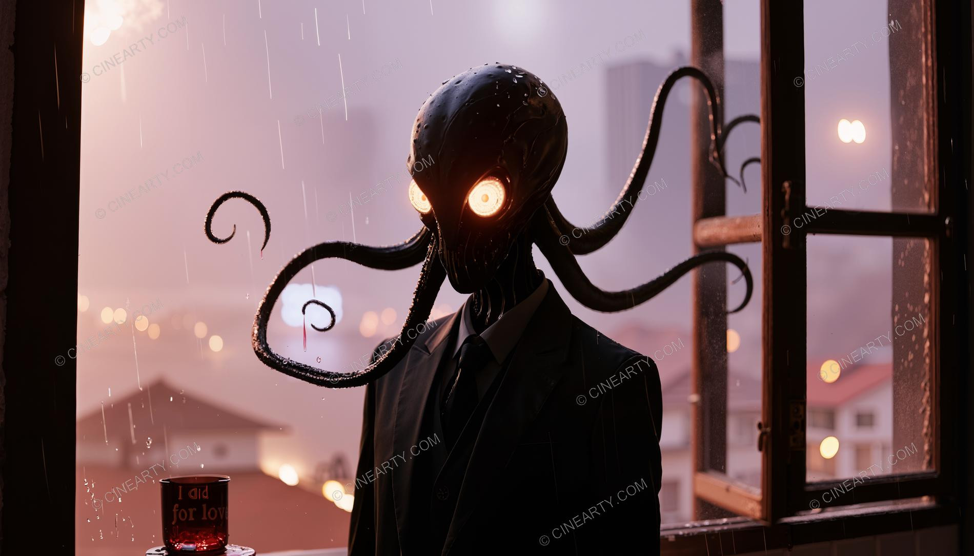 Octopus-Headed Chimeras Male Portrait 77483