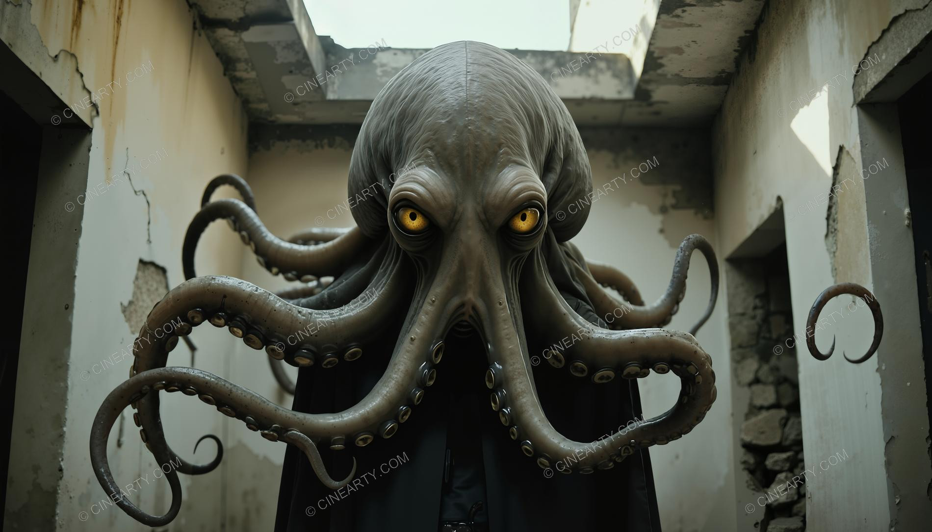 Octopus-Headed Chimeras Male Portrait 30950