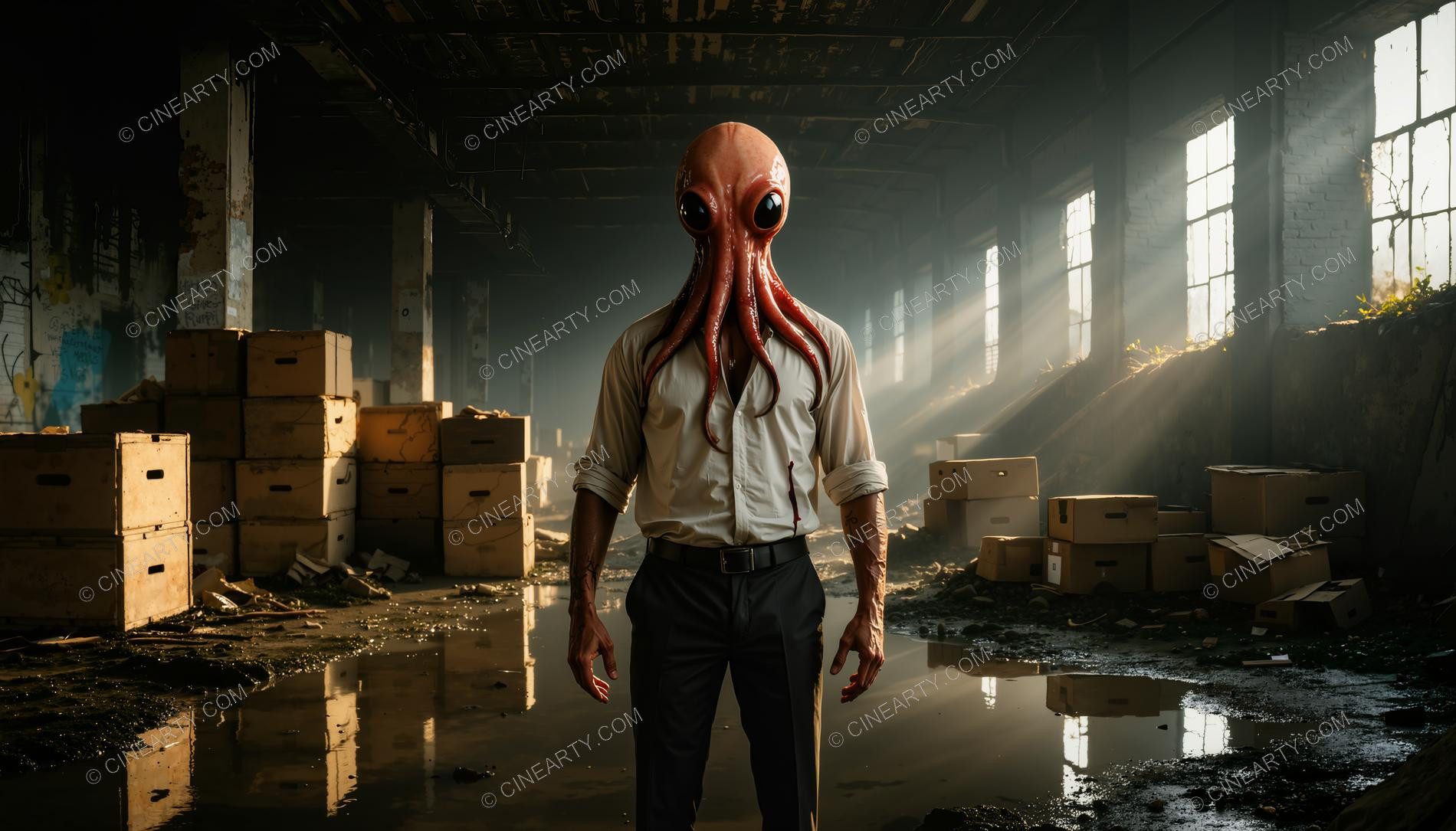 Octopus-Headed Chimeras Male Portrait 62855