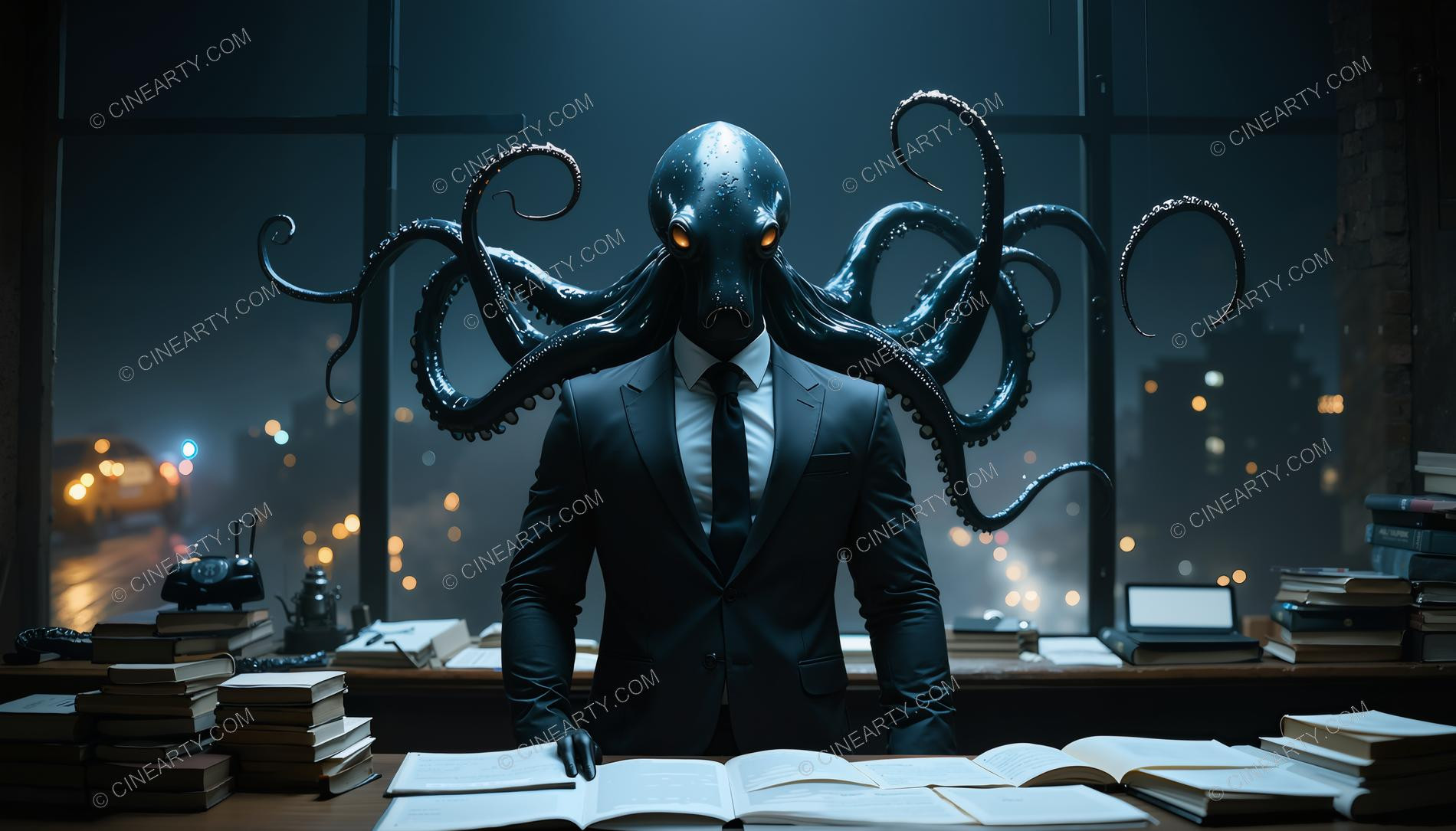 Octopus-Headed Chimeras Male Portrait 50416