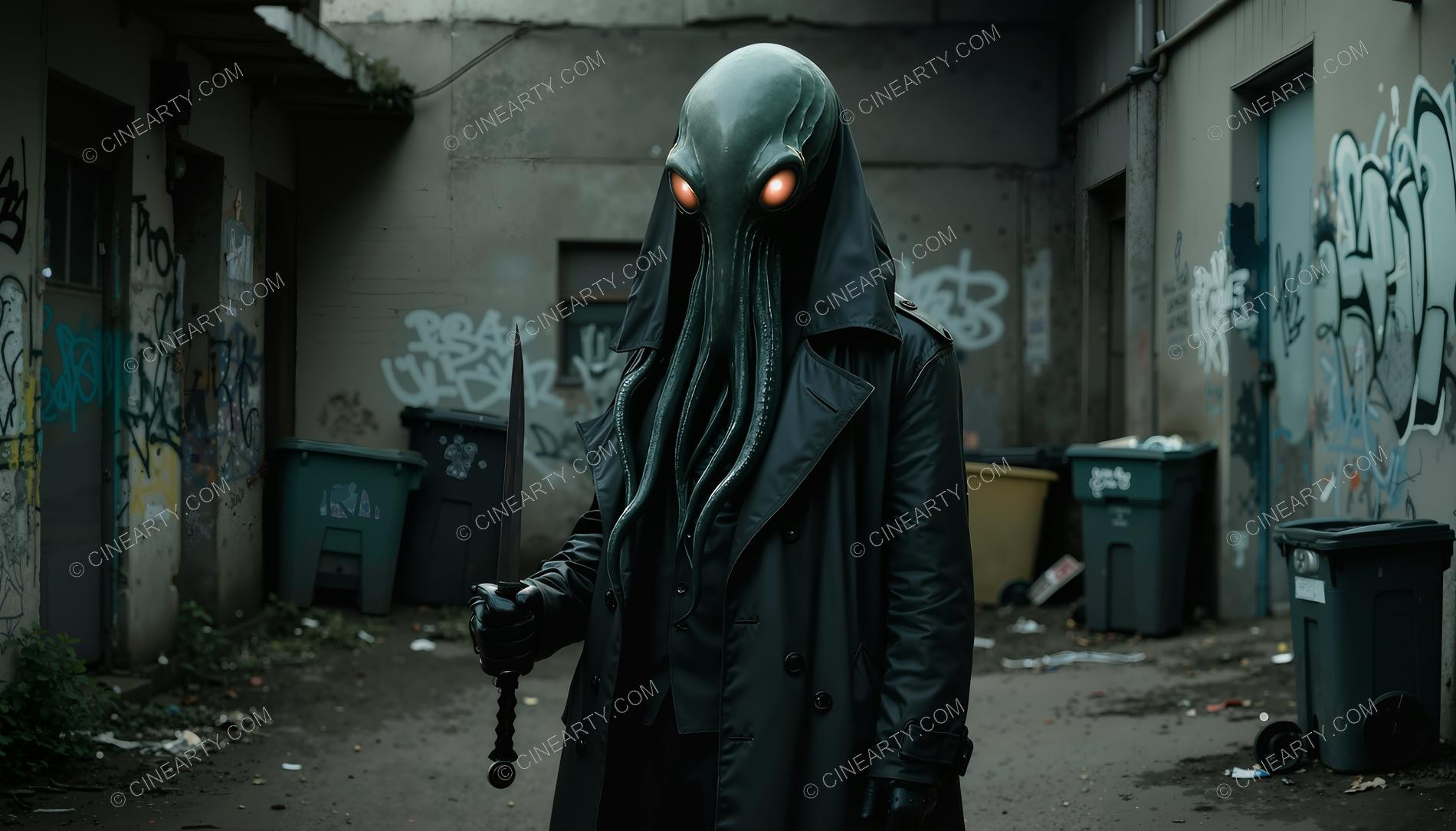 Octopus-Headed Chimeras Male Portrait 19993