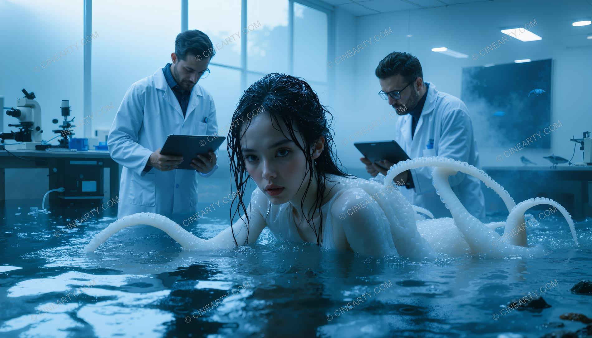 Scientists are Studying a Girl-Octopus Hybrid 34175