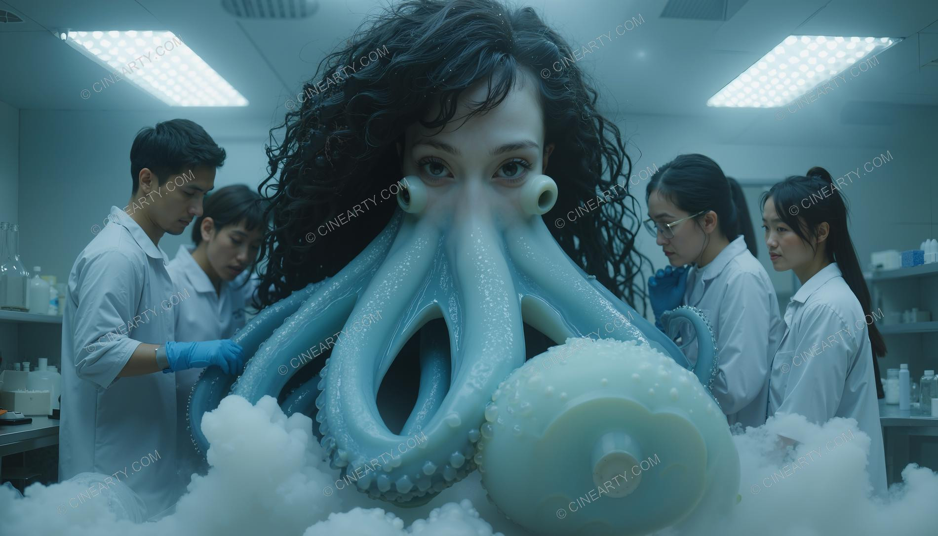 Scientists are Studying a Girl-Octopus Hybrid 11627