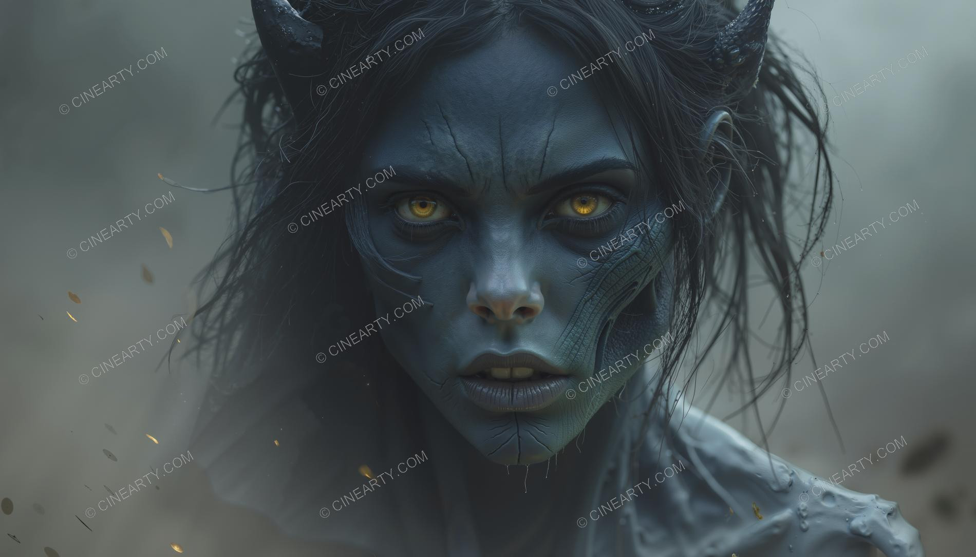 Beautiful Women Mutant (Portrait) 01760