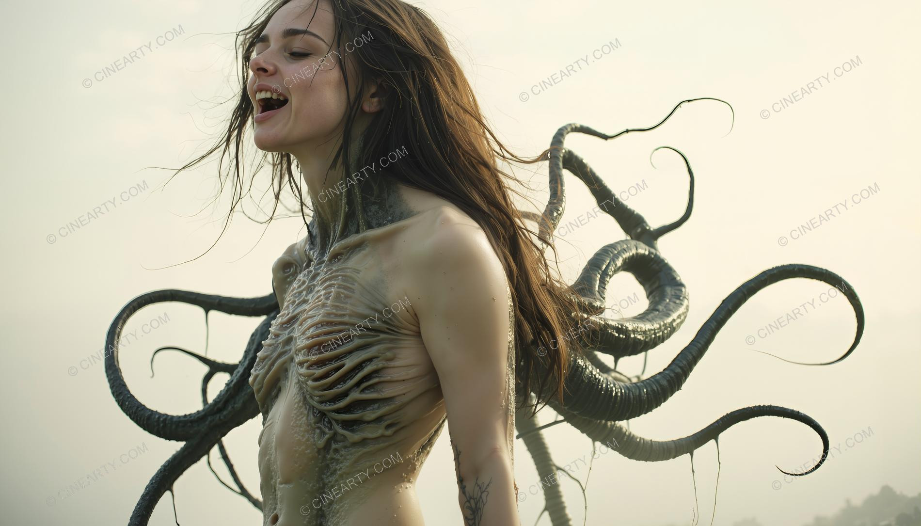 Beautiful Women Mutant with an Appendages 12581