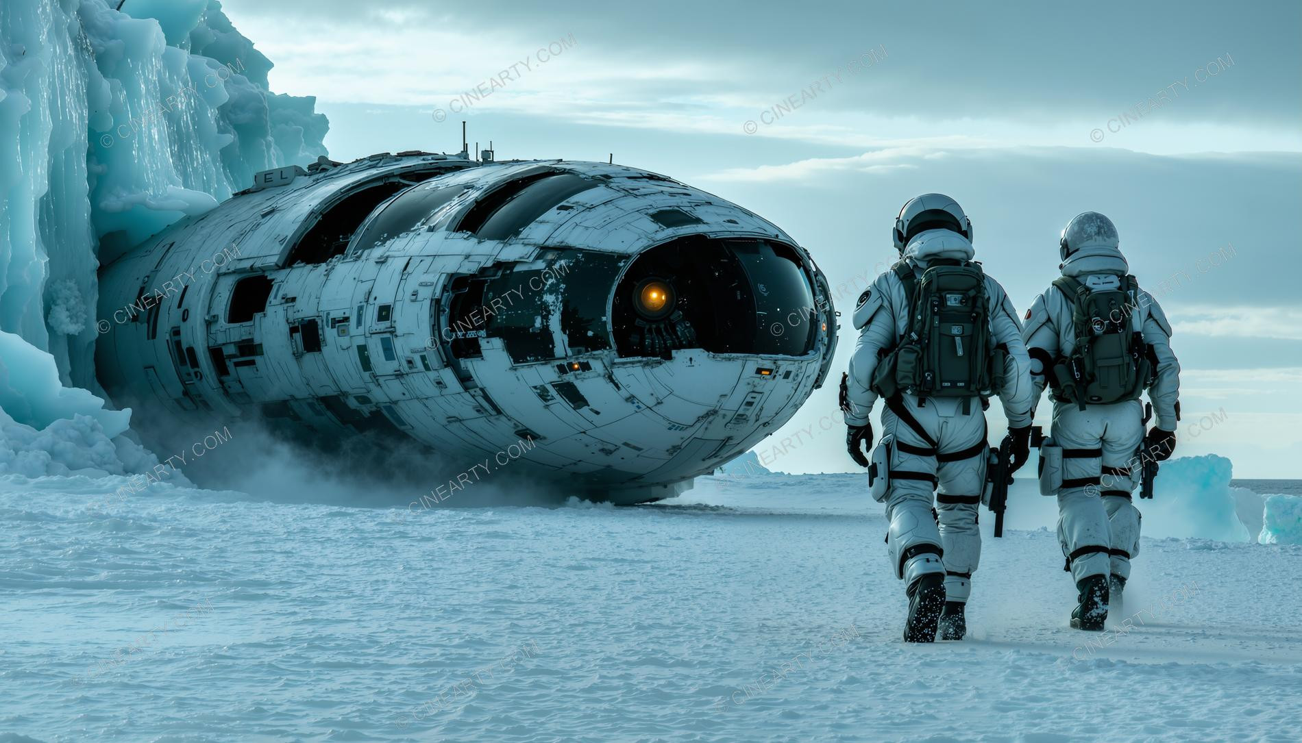 Alien Abandoned Spaceship 75894