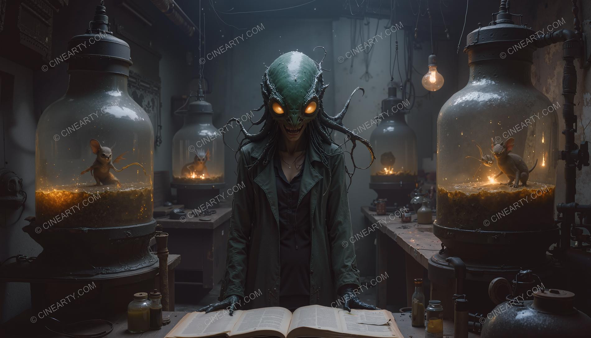 Human–Octopus Chimera Self-Experiment 98778