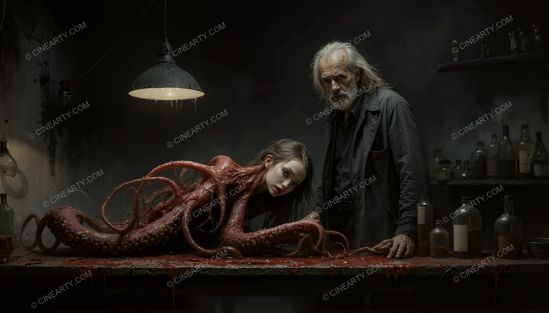 Human–Octopus Chimera Self-Experiment 33824