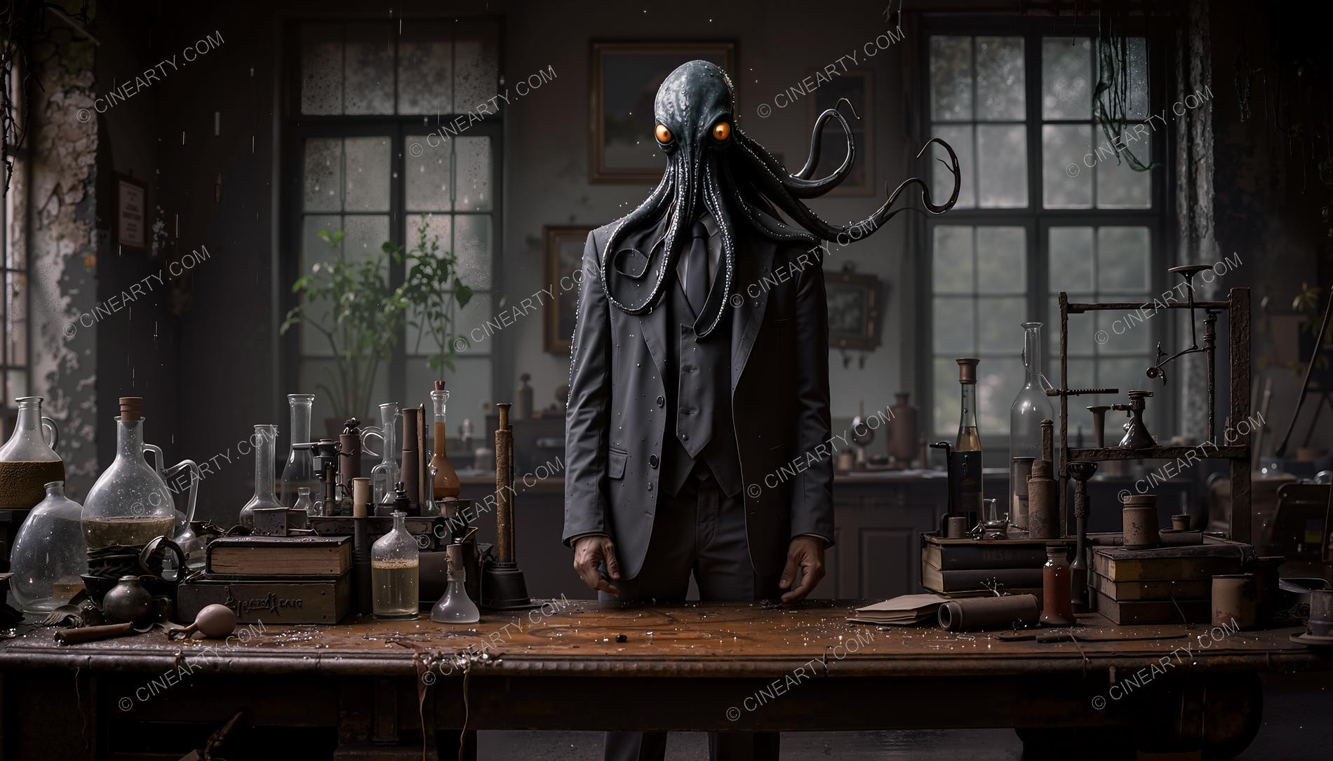 Human–Octopus Chimera Self-Experiment 57965