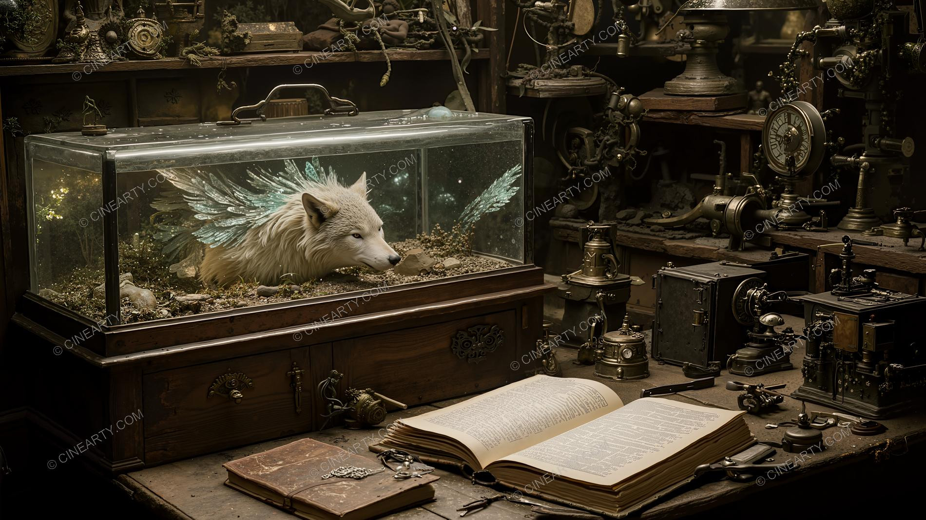 Medival Alchemy Laboratory 02104