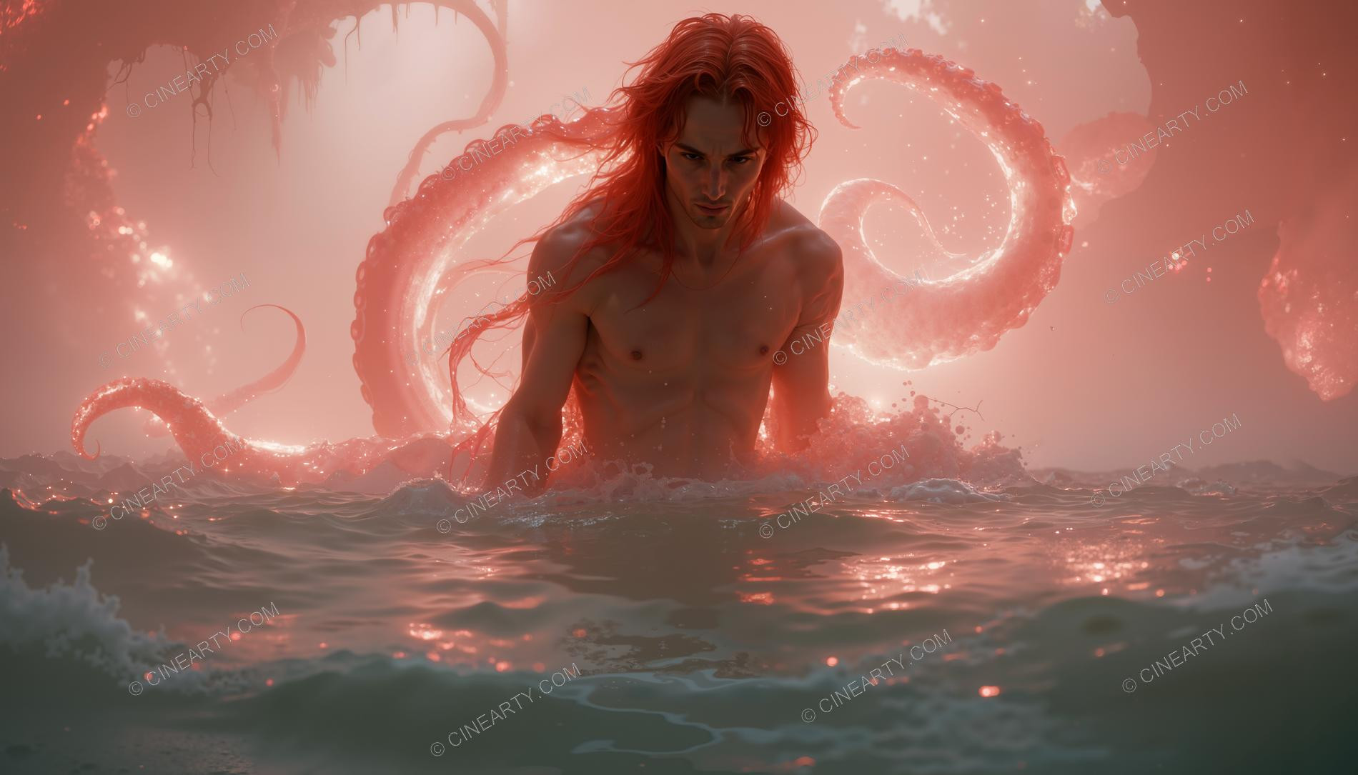 Humans and Big Octopus 14206