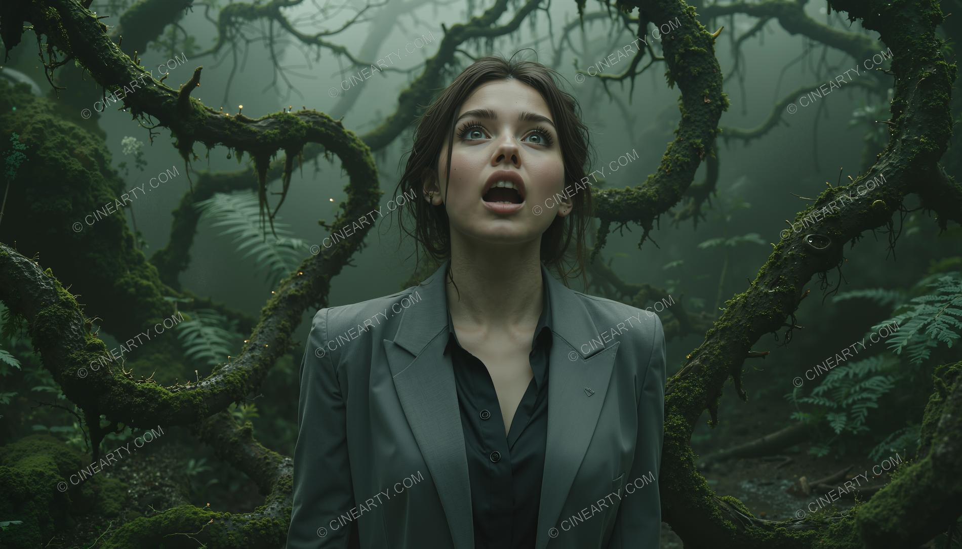 Beatuful Girl in a Forest 76578