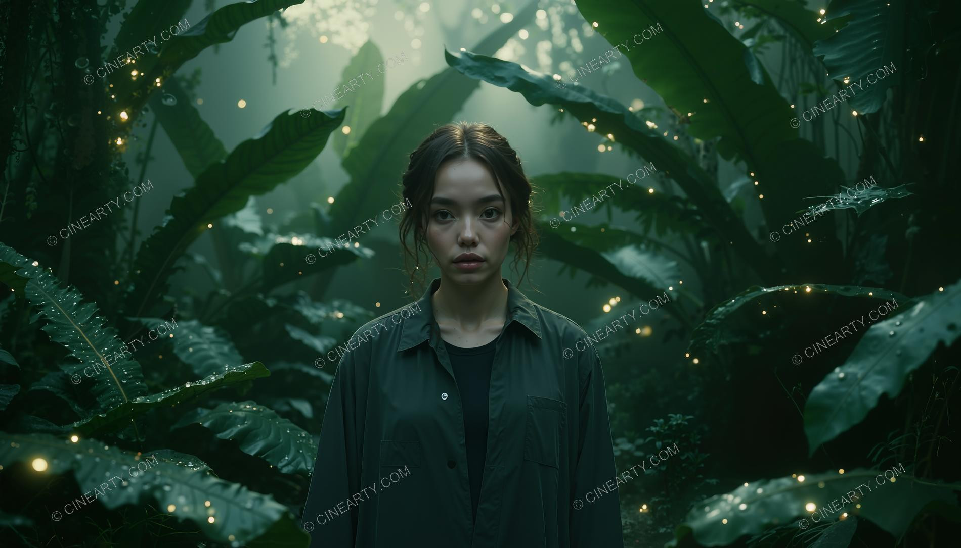 Beatuful Girl in a Forest 47536