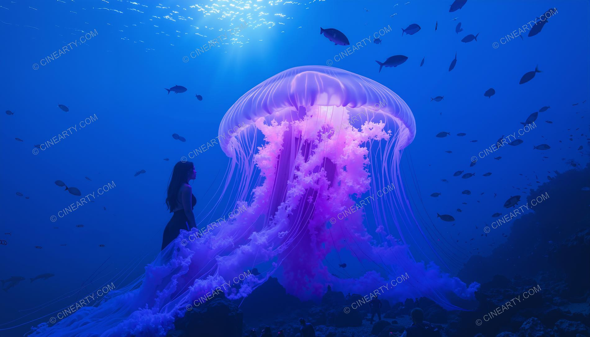 Beautiful Woman on Coral Reef 37047