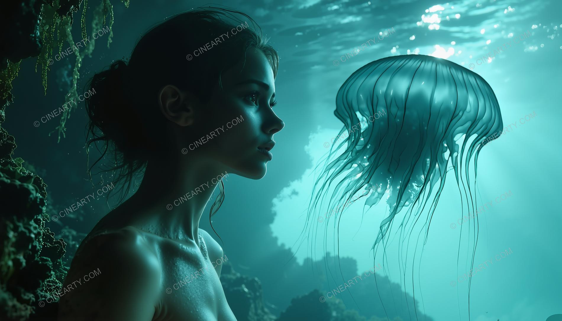 Beautiful Woman on Coral Reef 58840