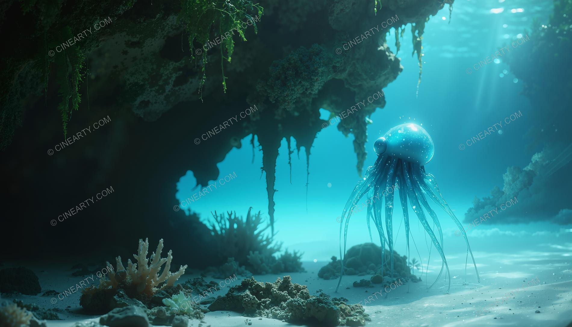 Beautiful Woman on Coral Reef 94382