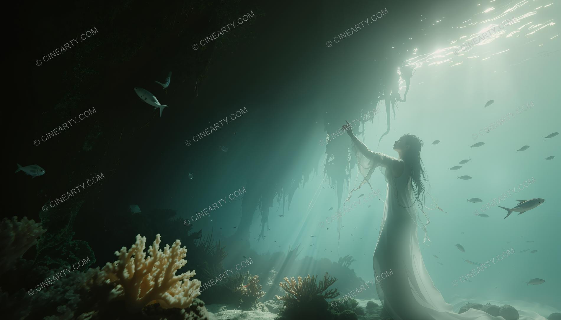 Beautiful Woman on Coral Reef 66936