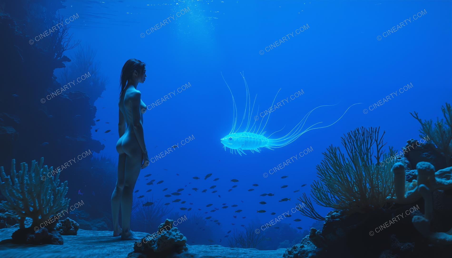 Beautiful Woman on Coral Reef 52617