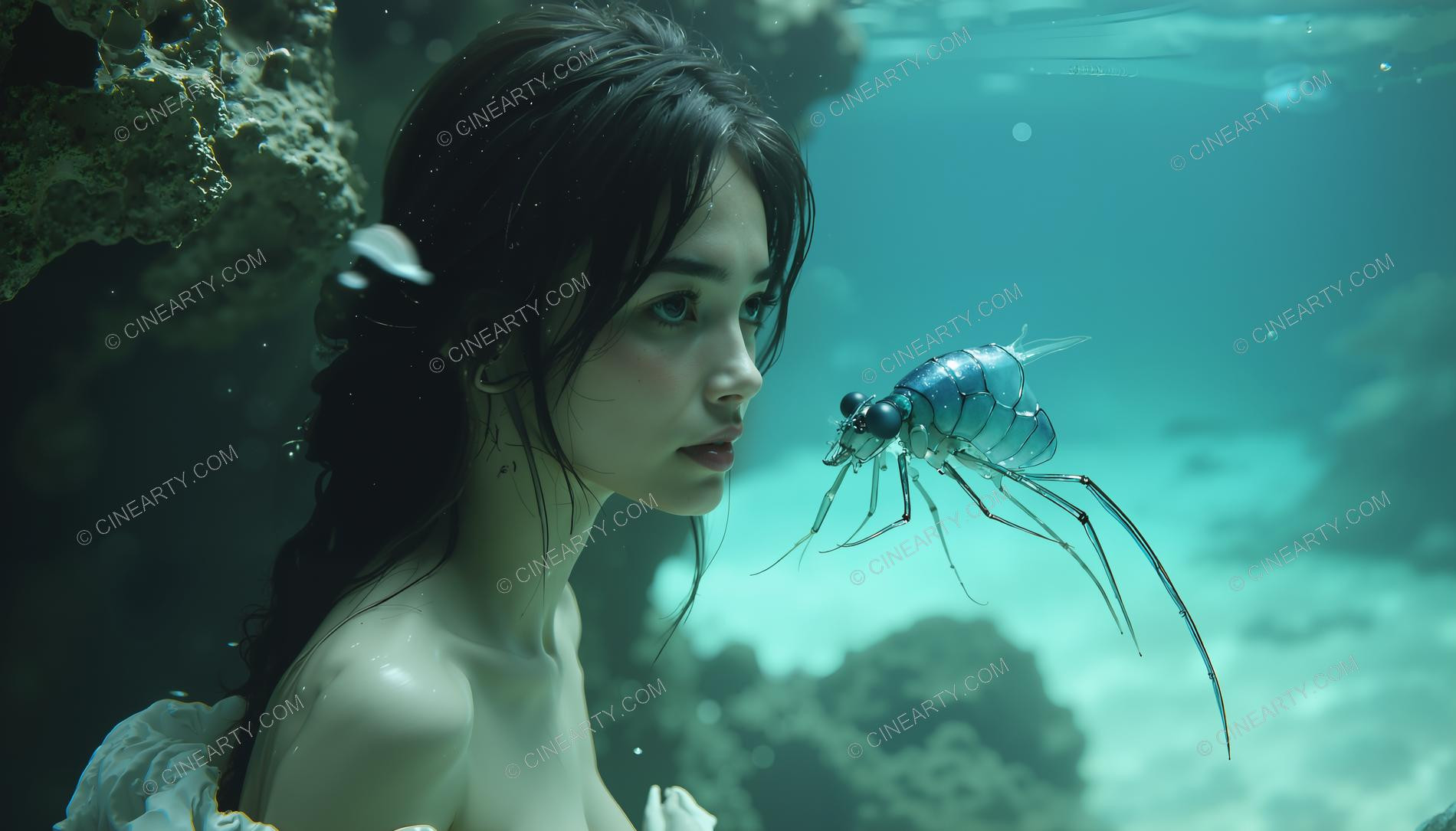 Beautiful Woman on Coral Reef 52912