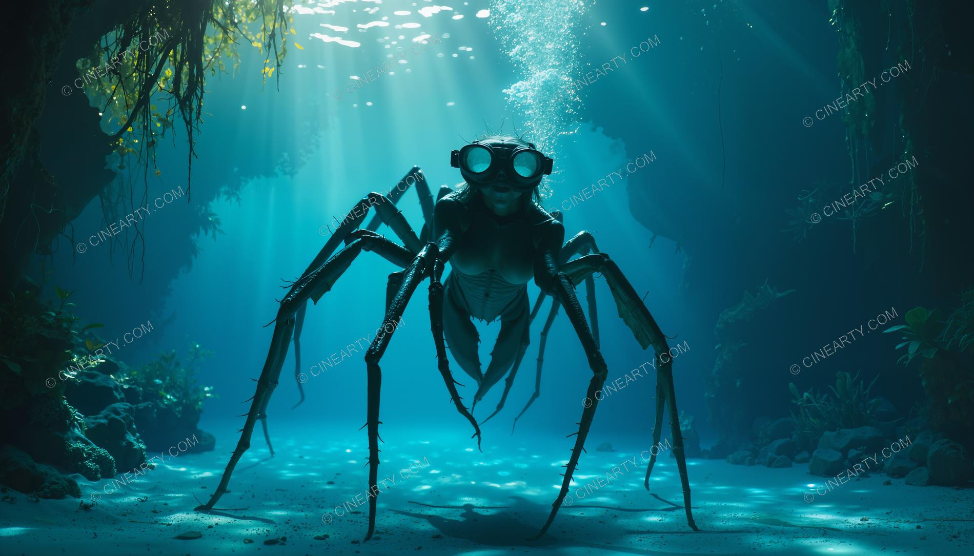 Beautiful Woman on Coral Reef 30505