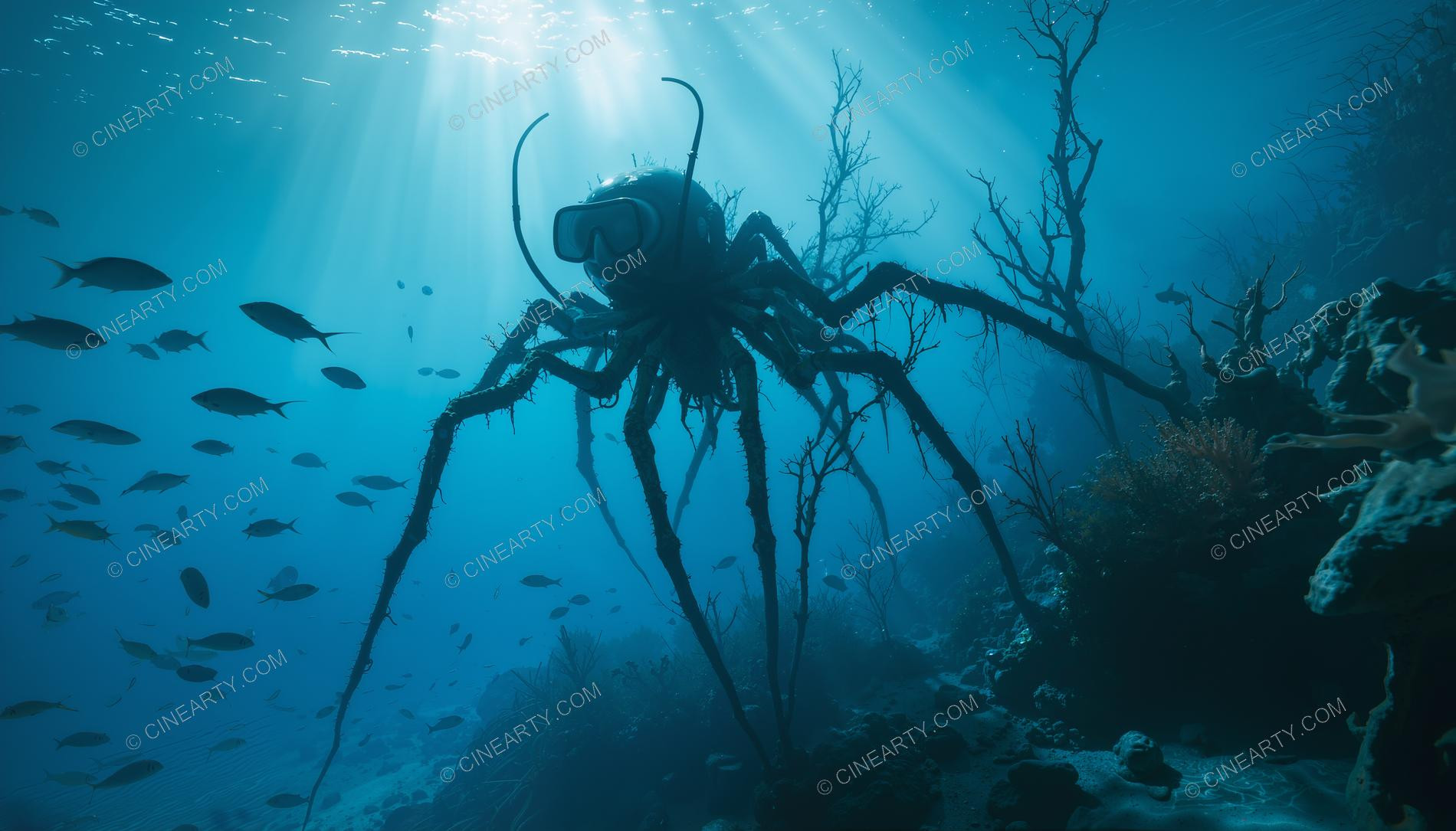 Beautiful Woman on Coral Reef 74869